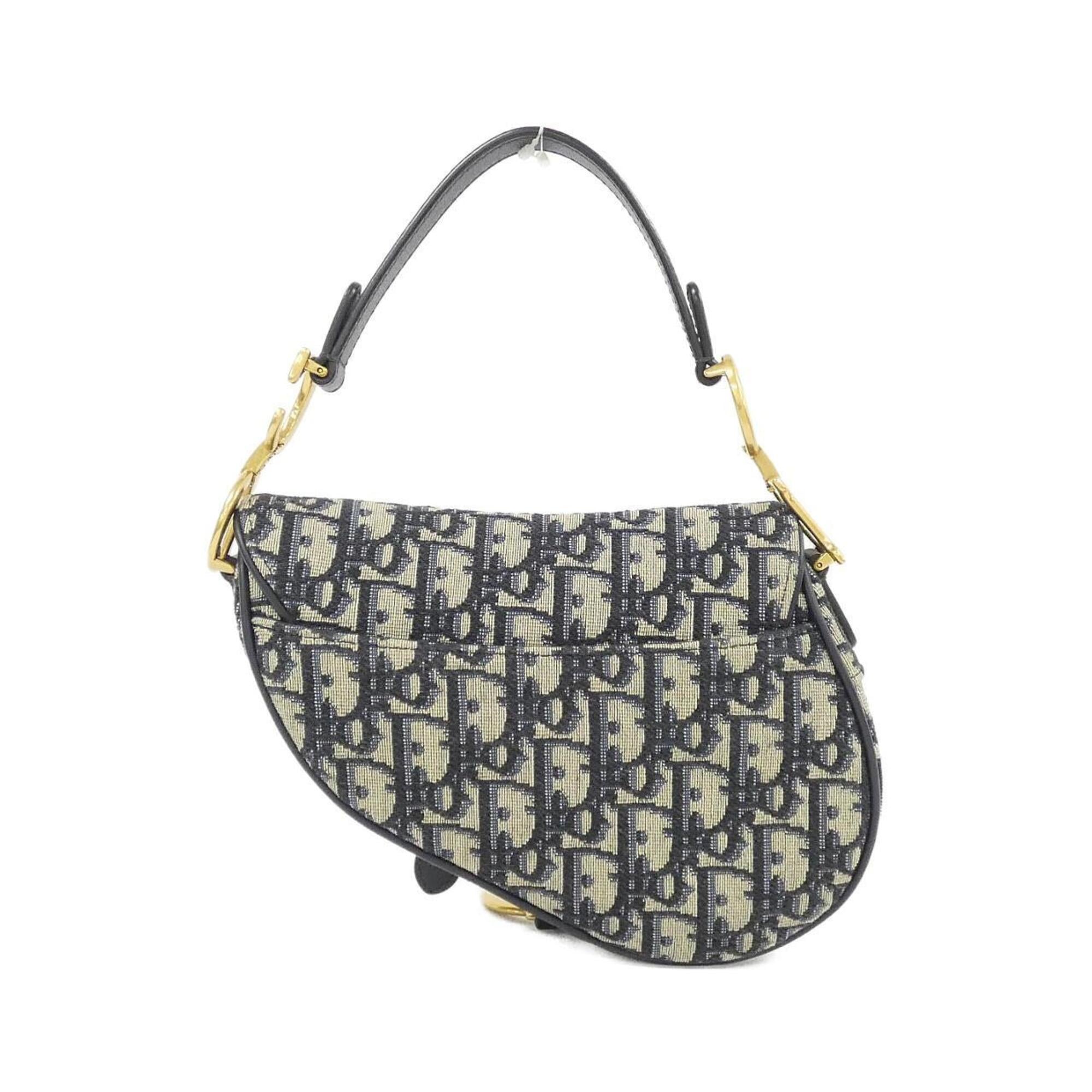 Christian Dior Blue Canvas Handbag (Pre-Owned)