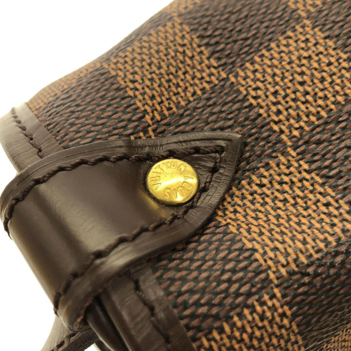 Louis Vuitton Ebene Coated Canvas Shoulder Bag (Pre-Owned)