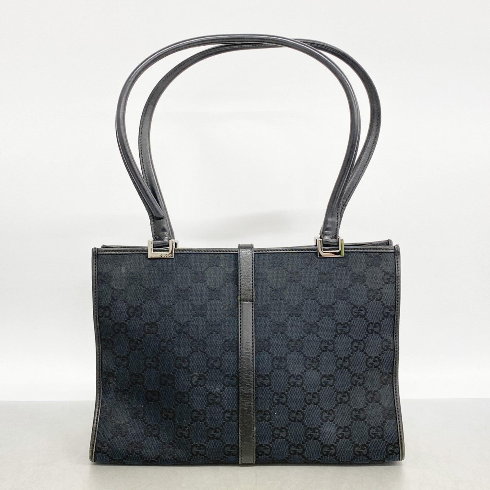 Gucci Black Canvas Handbag (Pre-Owned)
