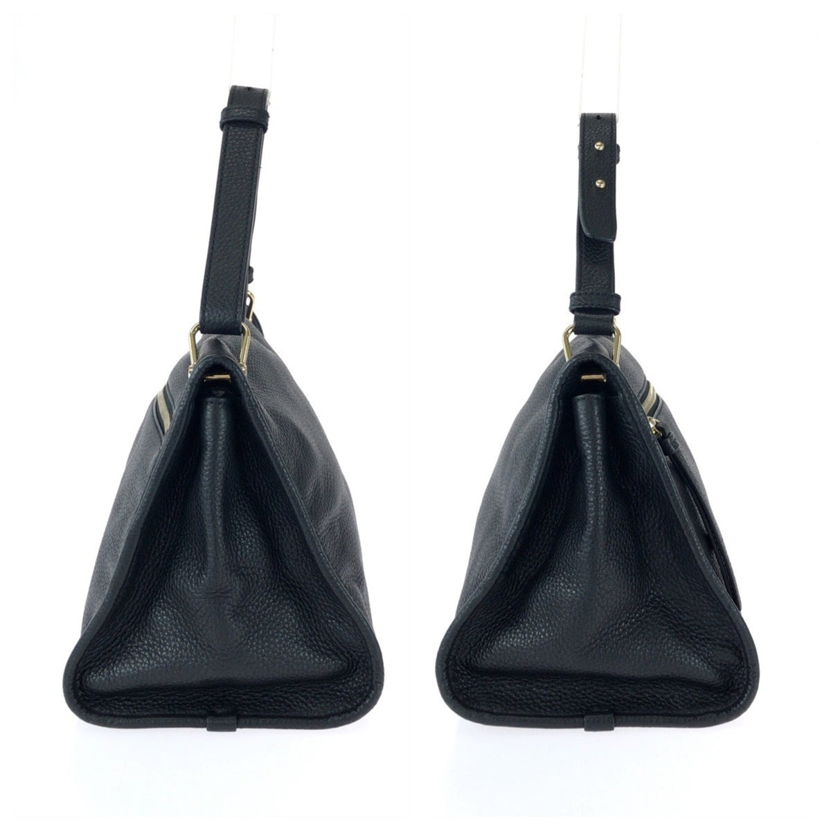 Bally Black Leather Handbag (Pre-Owned)
