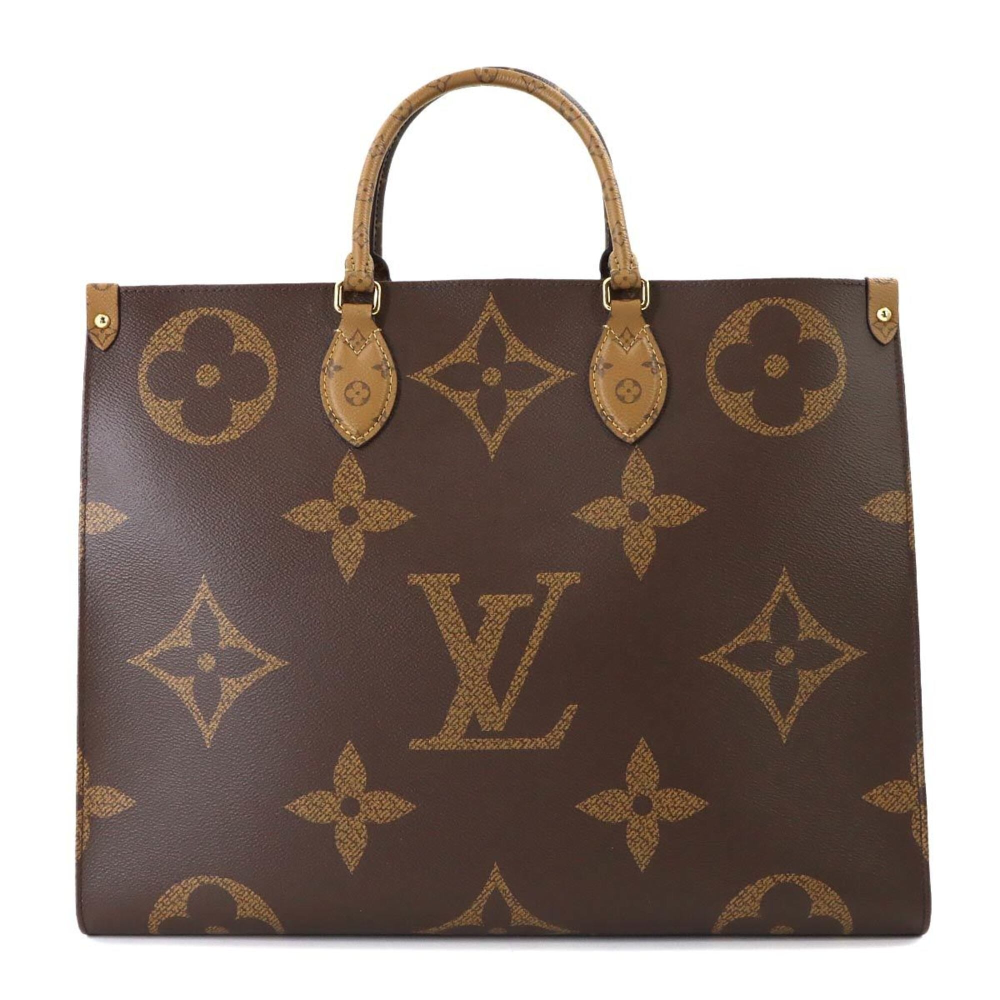 Louis Vuitton Monogram Monogram Reverse Monogram Reverse Handbag Tote Bag (Pre-Owned)