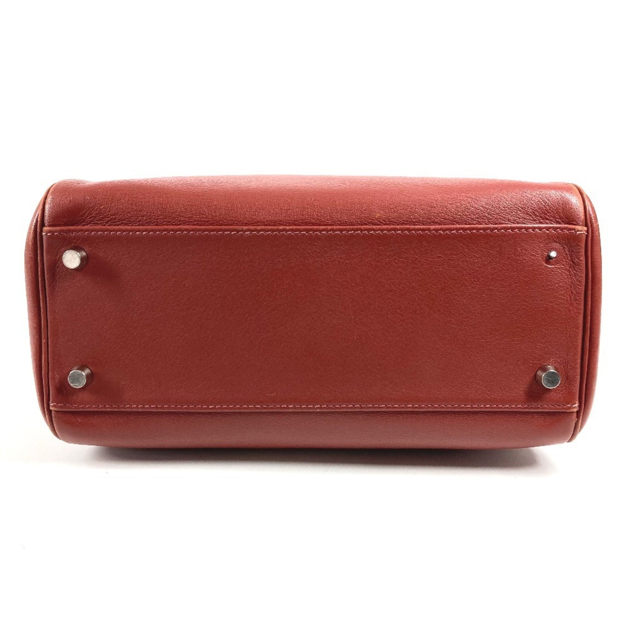 Hermes Kelly Brown Leather Shoulder Bag (Pre-Owned)
