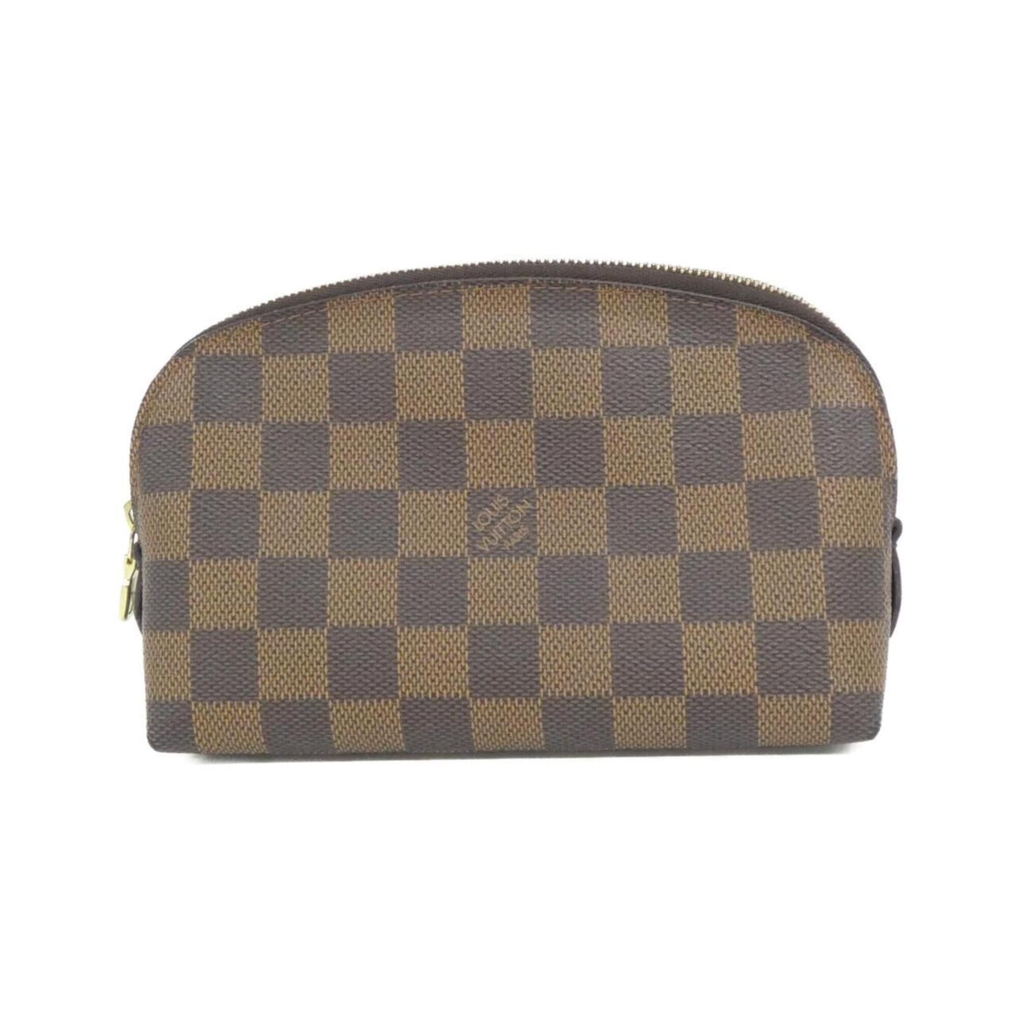 Louis Vuitton Ebene Coated Canvas Handbag Pochette Pouch (Pre-Owned)