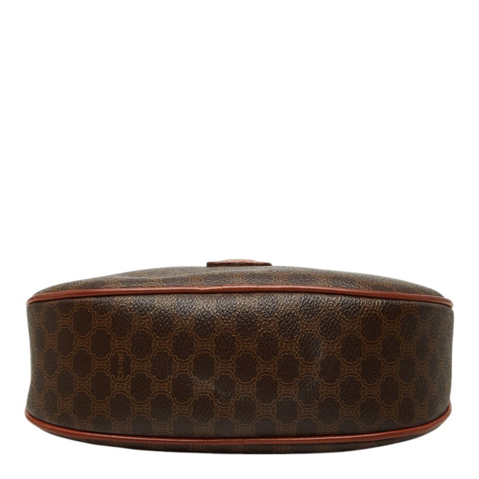 Celine Brown Pvc Leather Shoulder Bag (Pre-Owned)