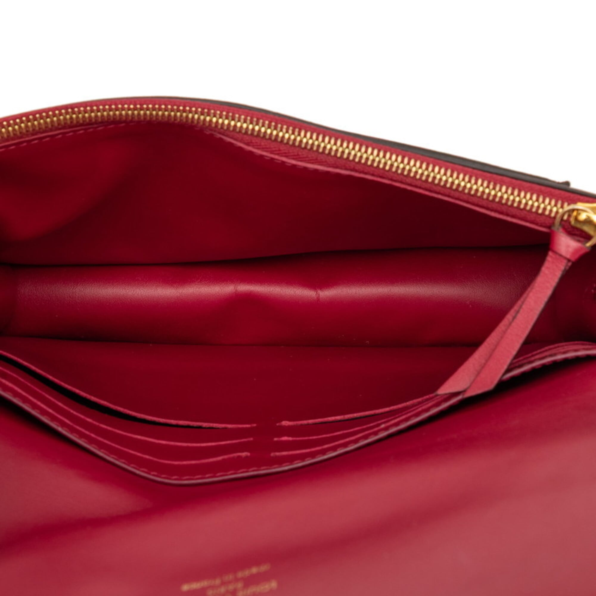 Louis Vuitton Brown Fuchsia Pvc Leather Shoulder Bag (Pre-Owned)