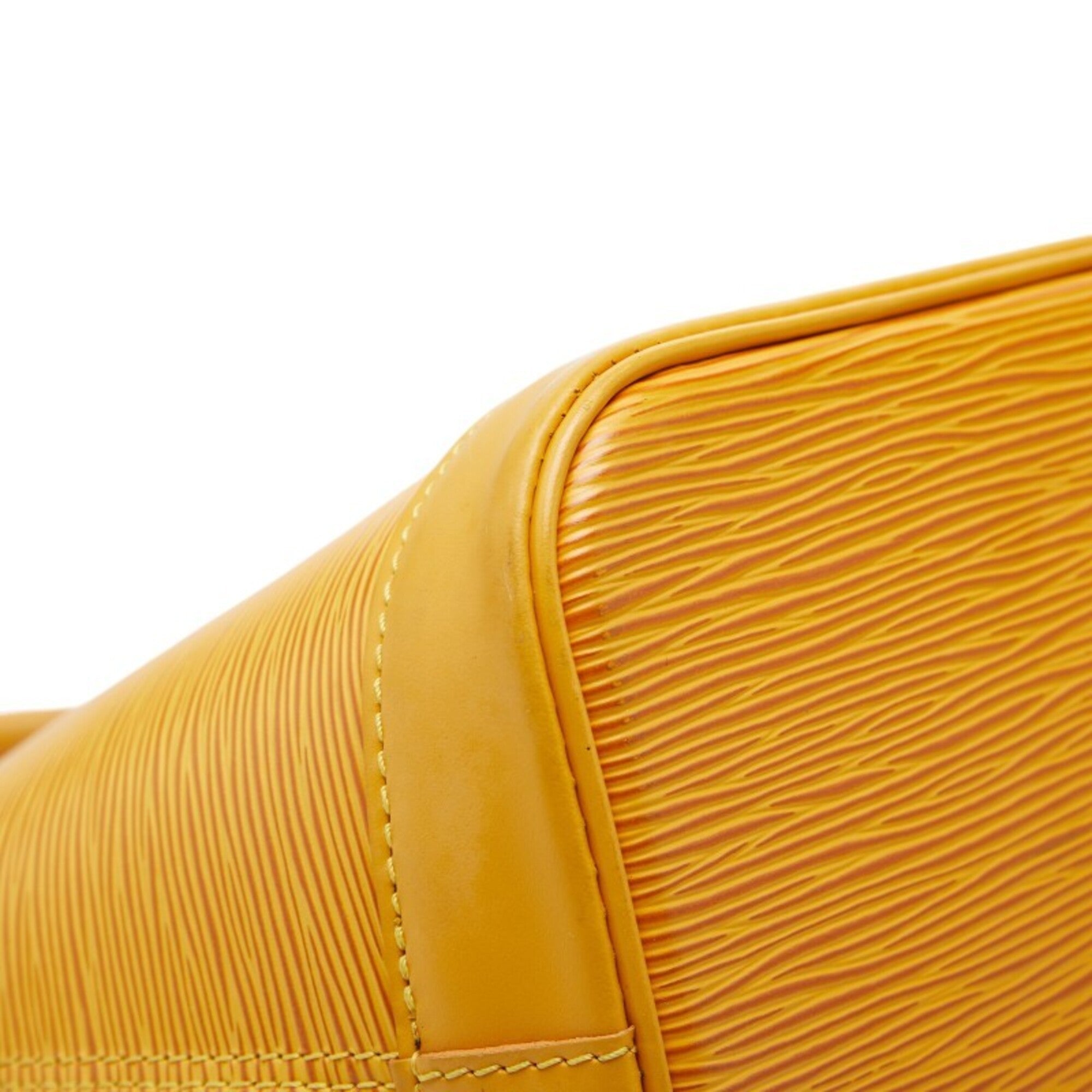 Louis Vuitton Yellow Leather Handbag (Pre-Owned)