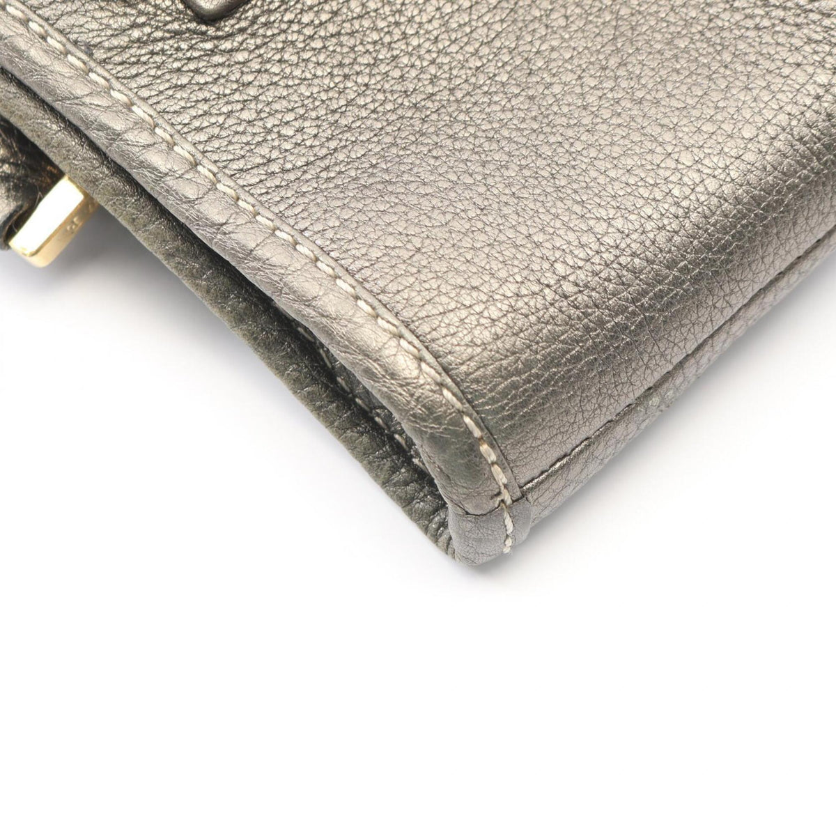 Loewe Gray Leather Handbag (Pre-Owned)