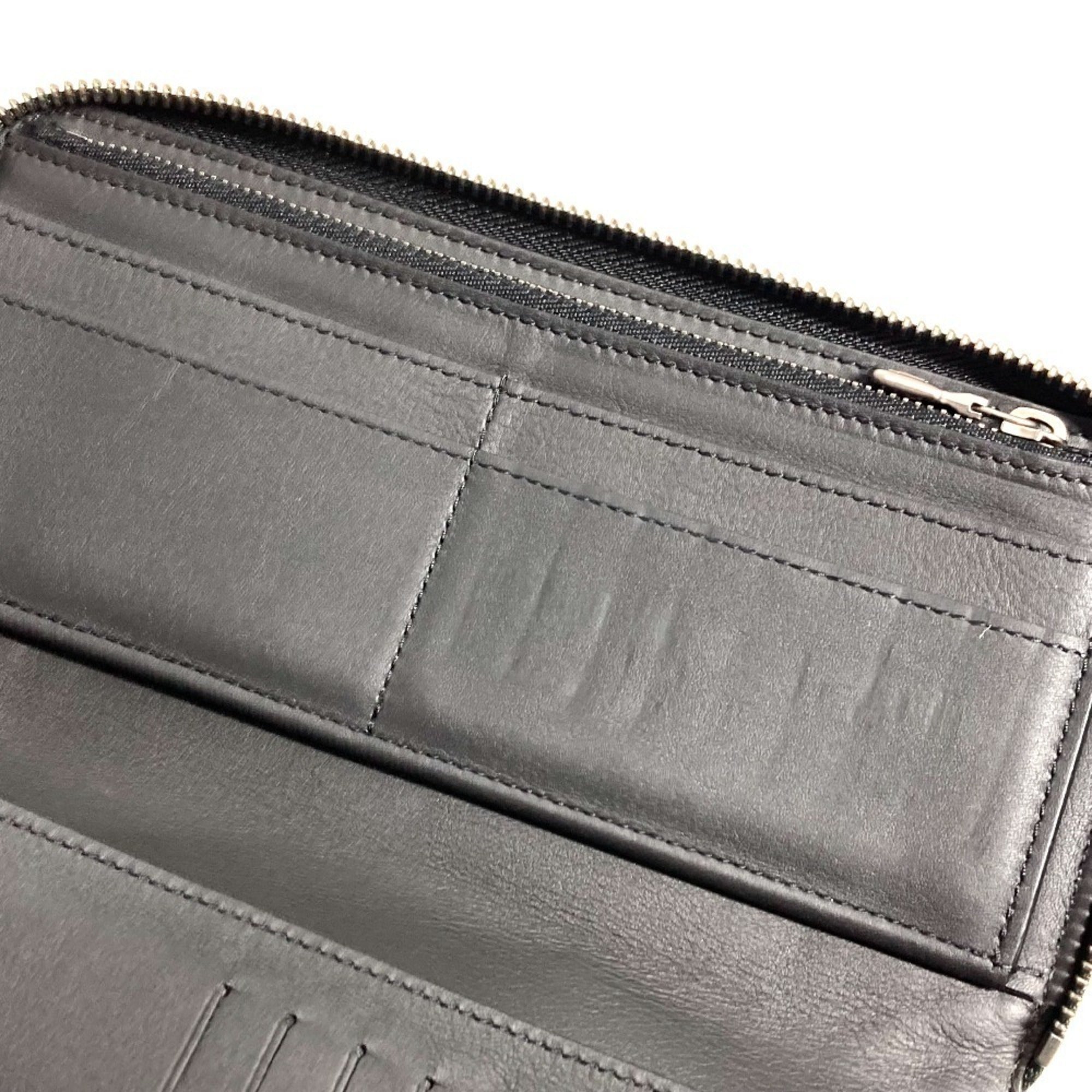 Louis Vuitton Black Infini Onyx Damier Infini Long Wallet (Bi-Fold) (Pre-Owned)
