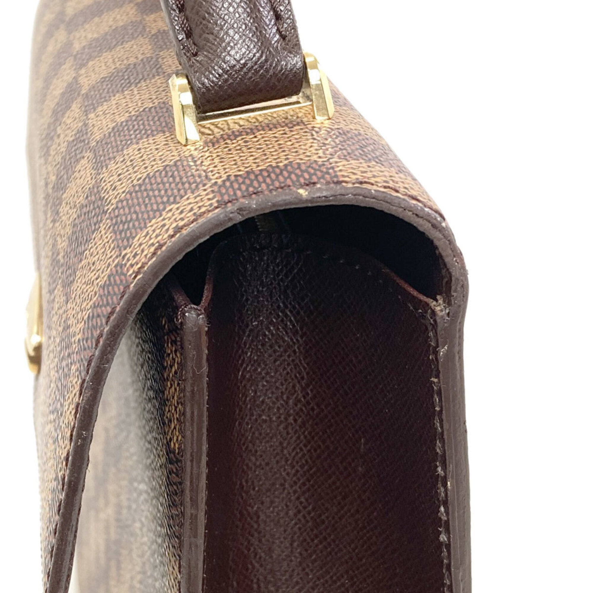Louis Vuitton Damier Damier Canvas Ebene Damier Canvas Handbag (Pre-Owned)