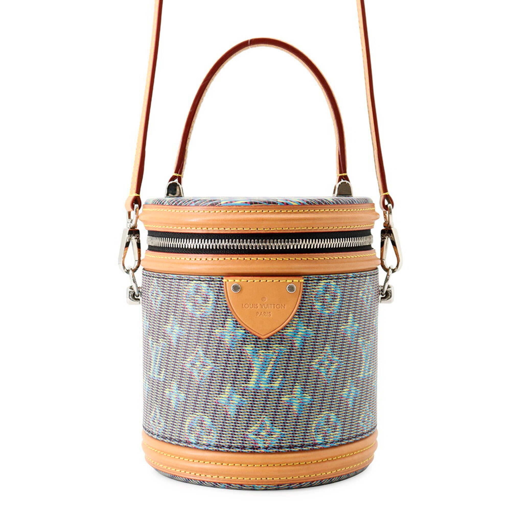 Louis Vuitton Monogram Blue Monogram Handbag Shoulder Bag (Pre-Owned)