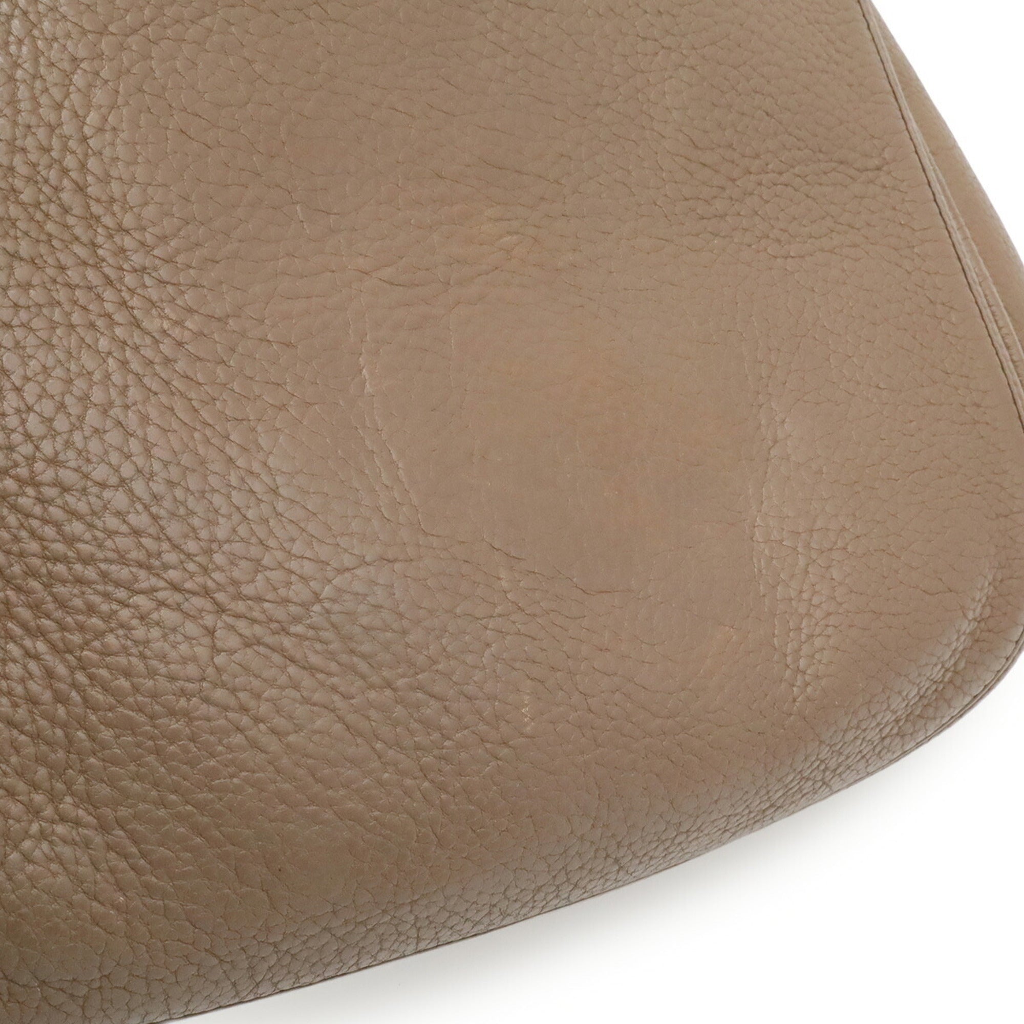 Hermes Etoupe Gray Grayish Leather Shoulder Bag (Pre-Owned)
