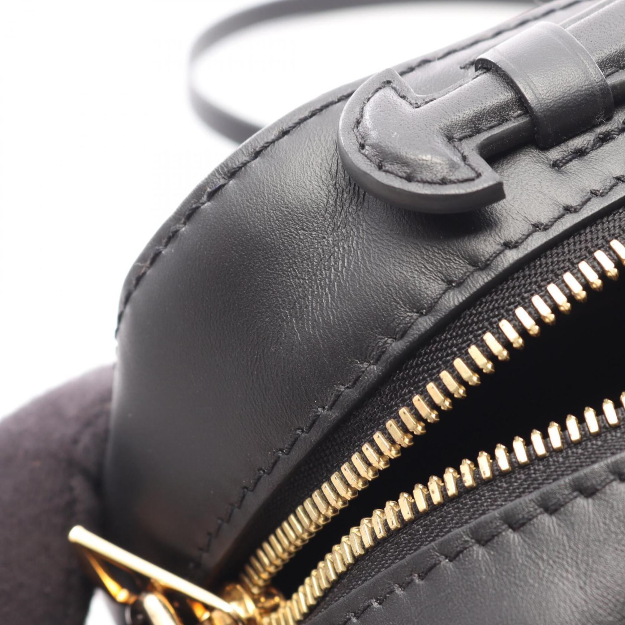 Louis Vuitton Black Brown Monogram Coated Canvas Handbag Shoulder Bag (Pre-Owned)