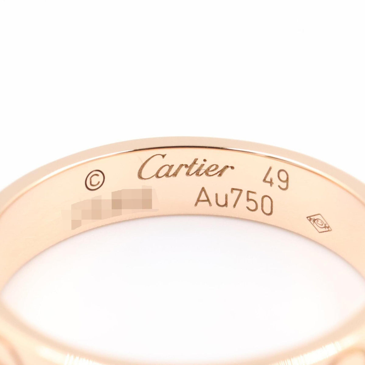 Cartier Gold Pink Gold (18K) Band Ring (Pre-Owned)
