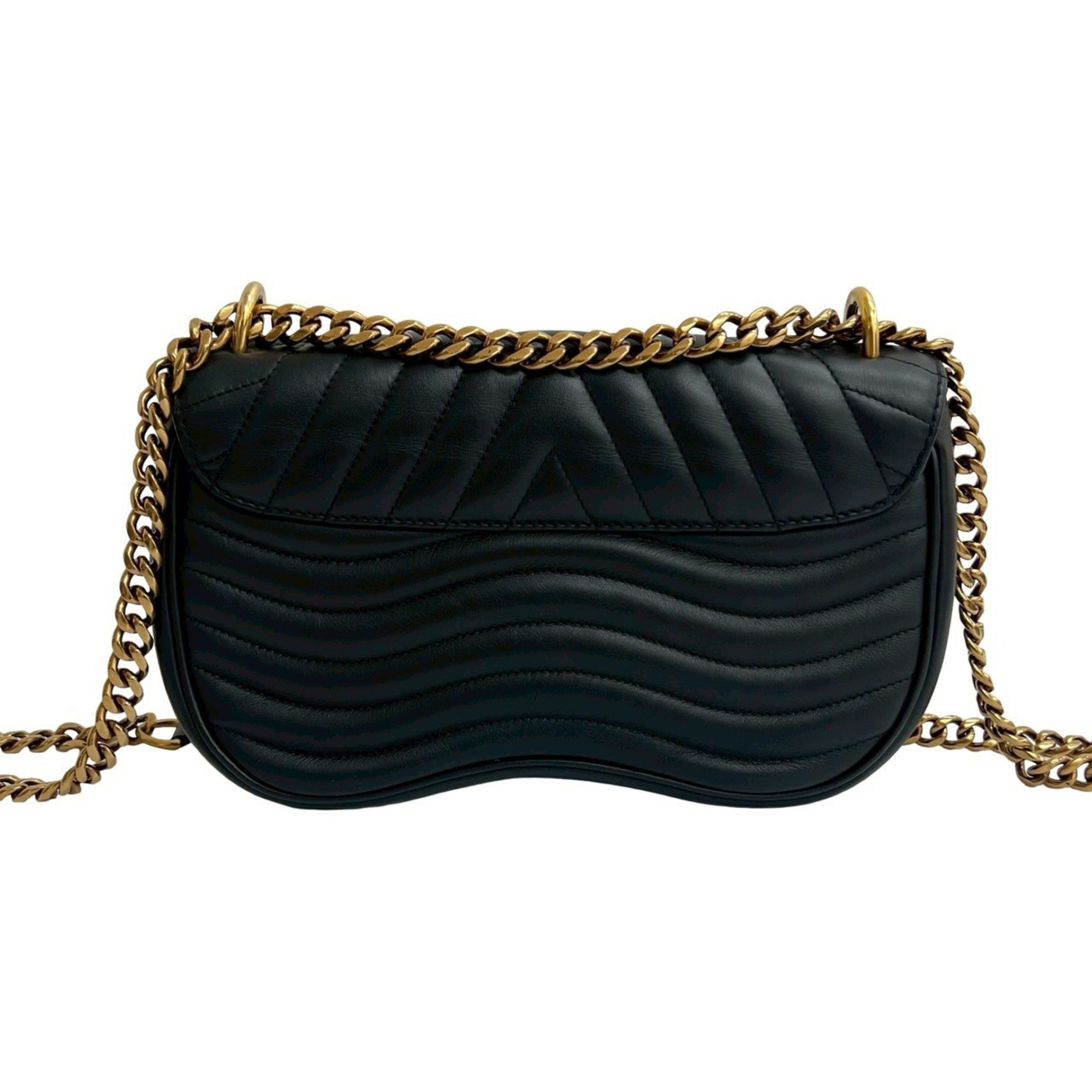 Louis Vuitton Black Leather Handbag Shoulder Bag (Pre-Owned)