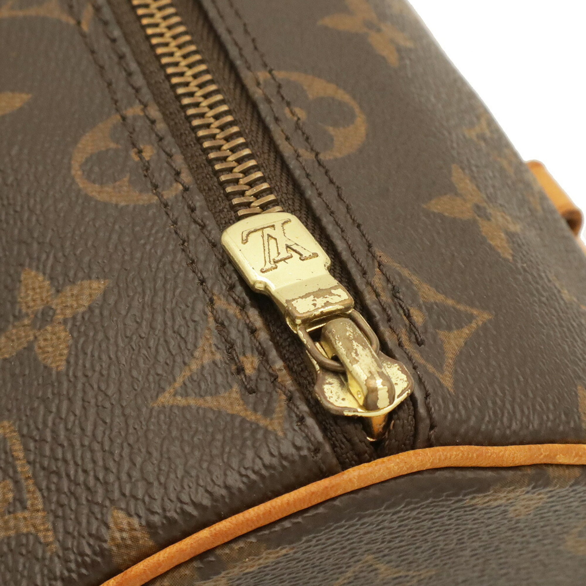 Louis Vuitton Brown Monogram Canvas Handbag (Pre-Owned)