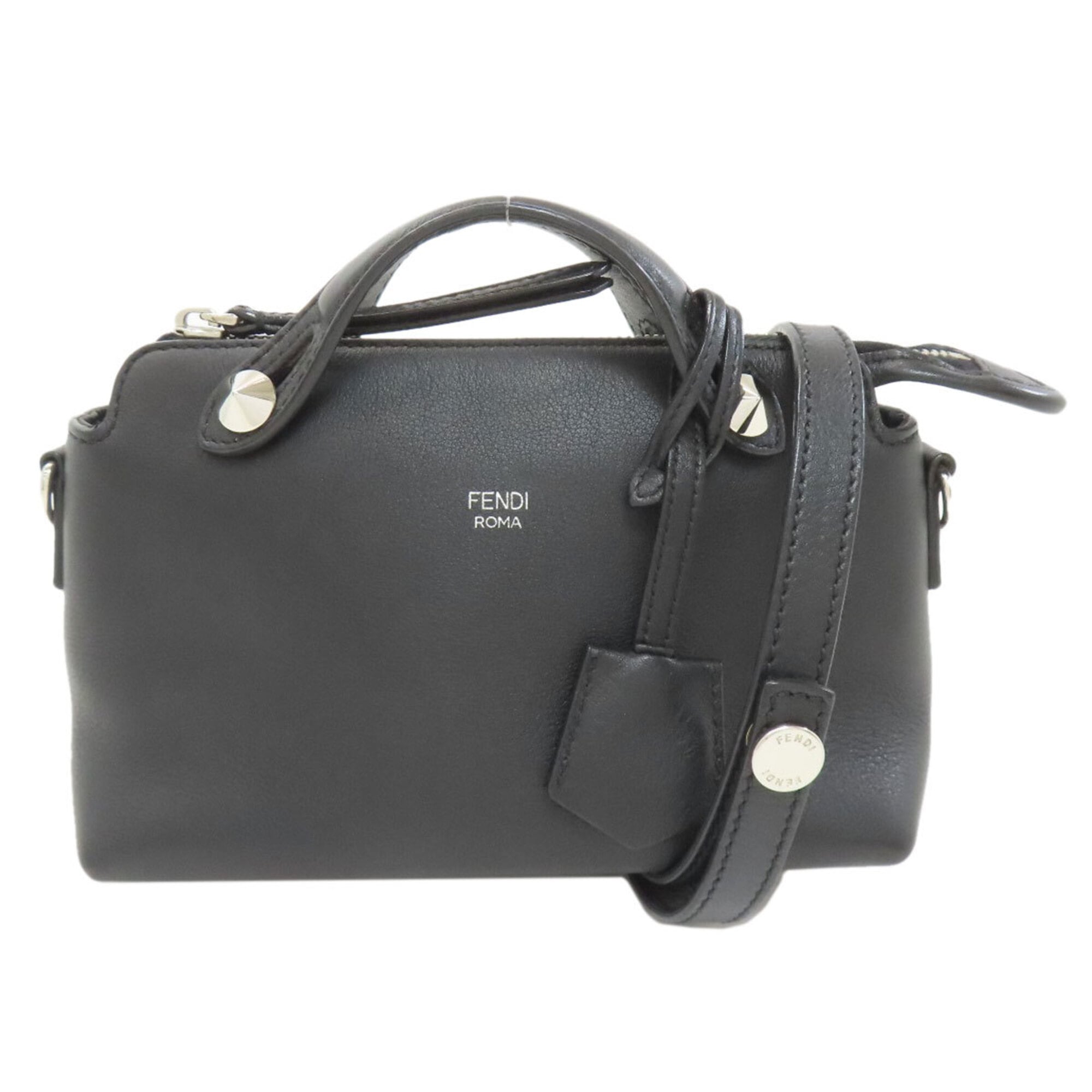 Fendi Black Leather Handbag (Pre-Owned)