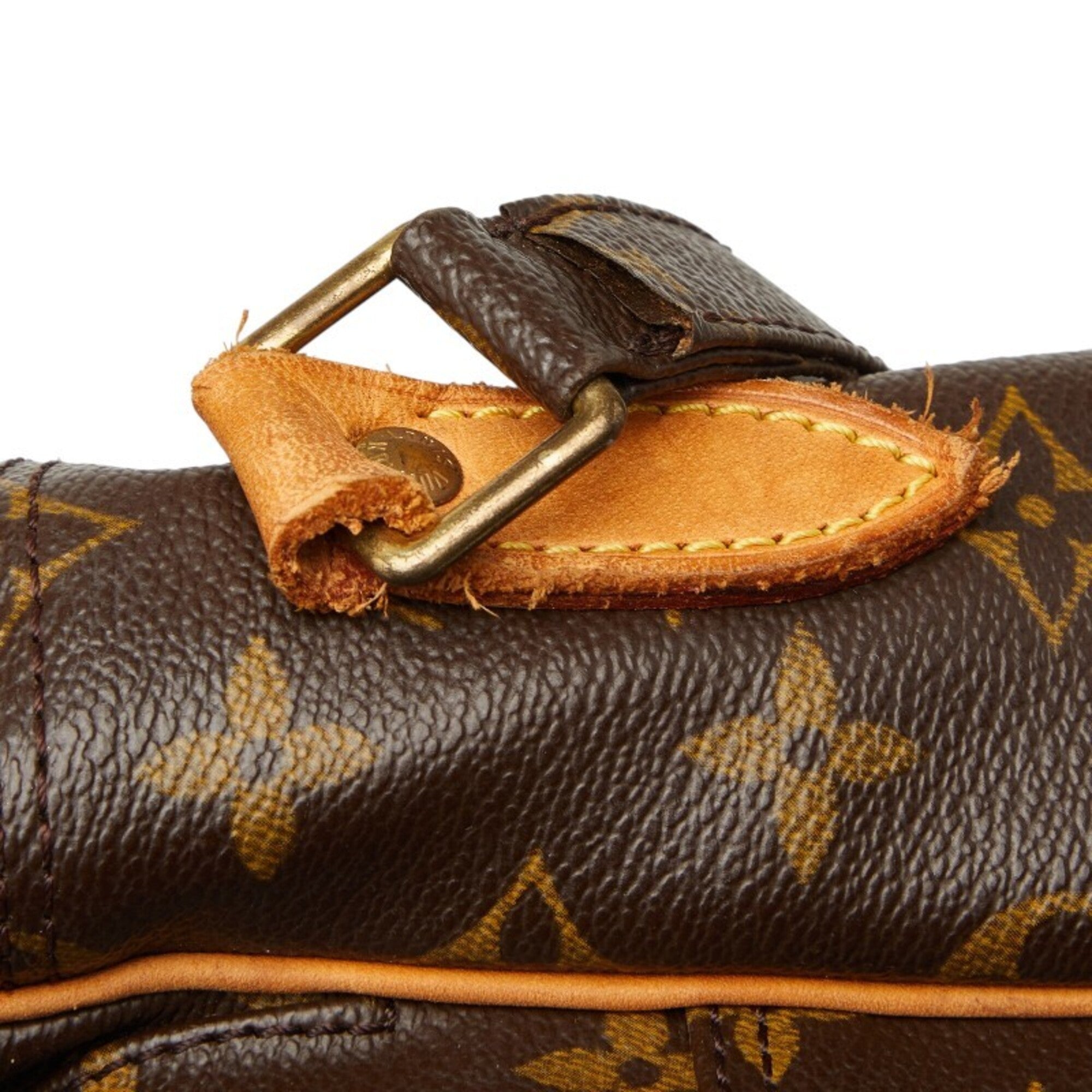 Louis Vuitton Brown Pvc Leather Shoulder Bag (Pre-Owned)