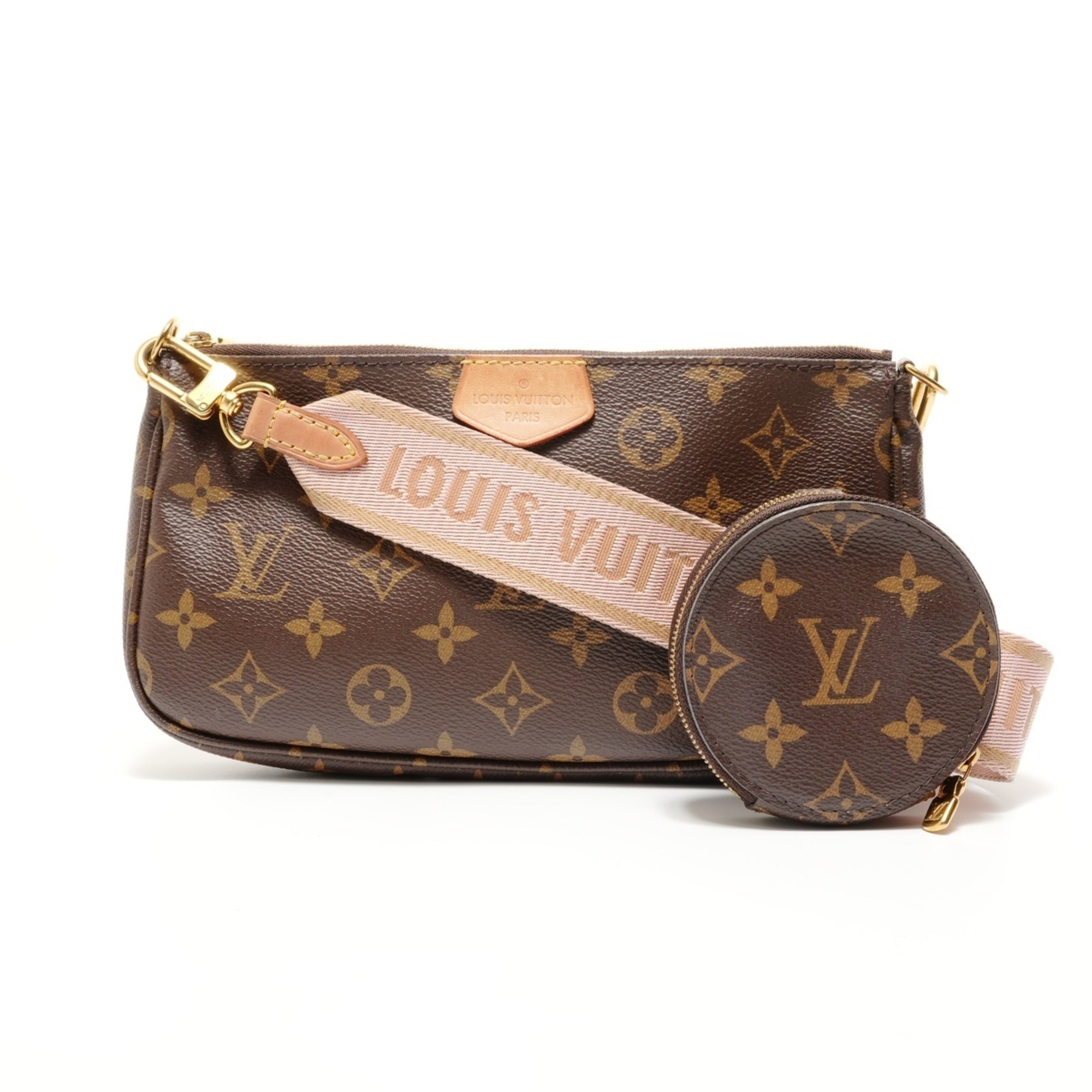 Louis Vuitton Monogram Brown Monogram Pochette Shoulder Bag (Pre-Owned)