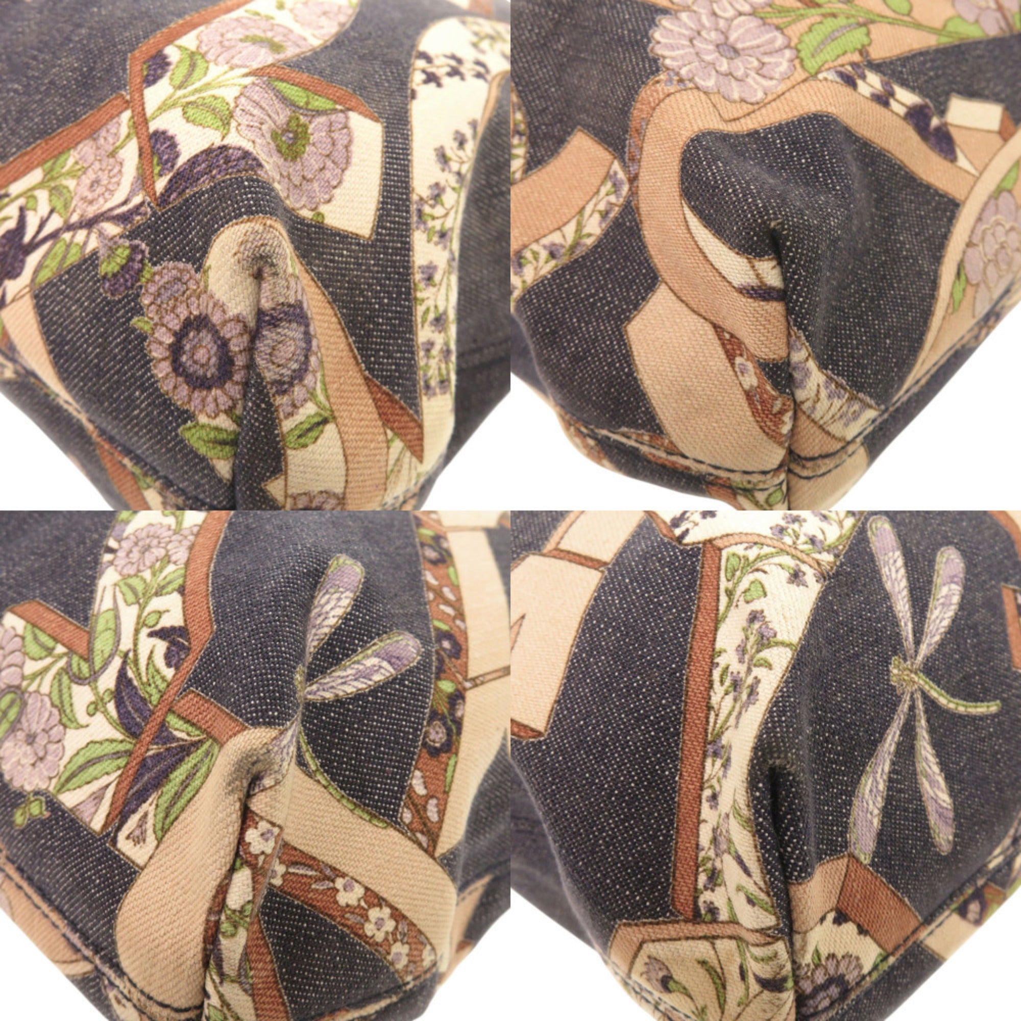 Salvatore Ferragamo Multi-Color Canvas Tote Bag (Pre-Owned)