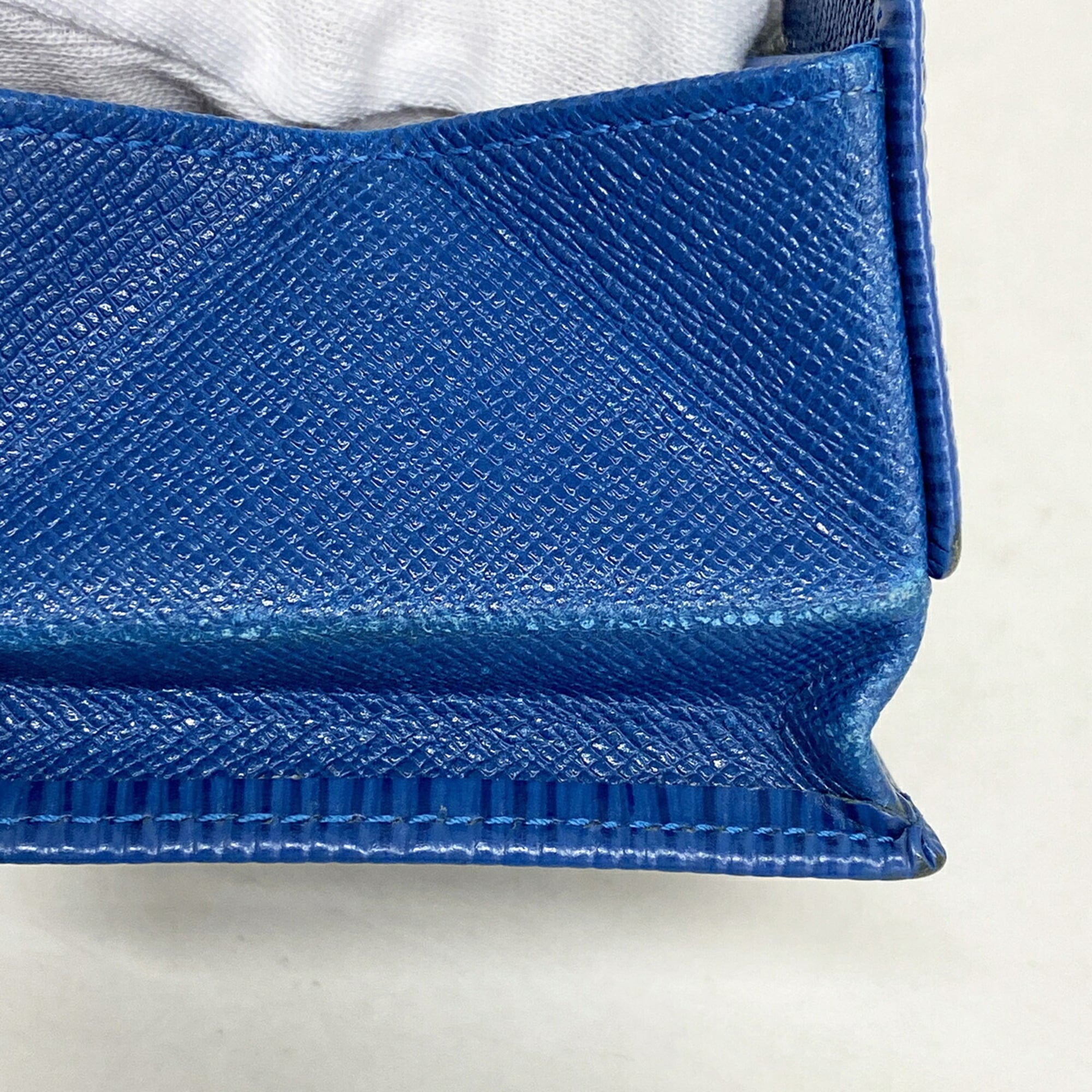 Louis Vuitton Toledo Blue Coin Purse/Coin Case (Pre-Owned)