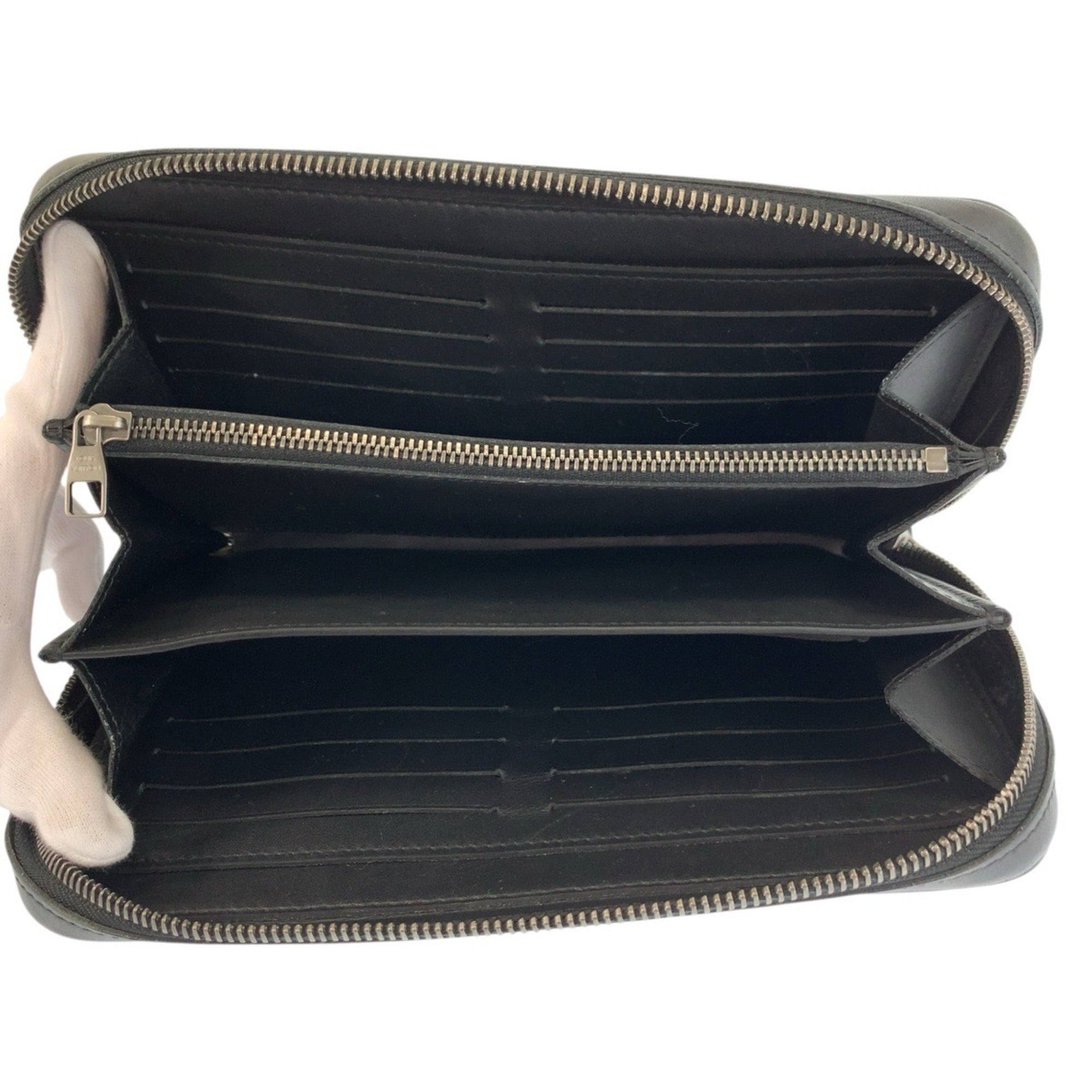 Louis Vuitton Black Onyx Damier Infini Long Wallet (Bi-Fold) (Pre-Owned)