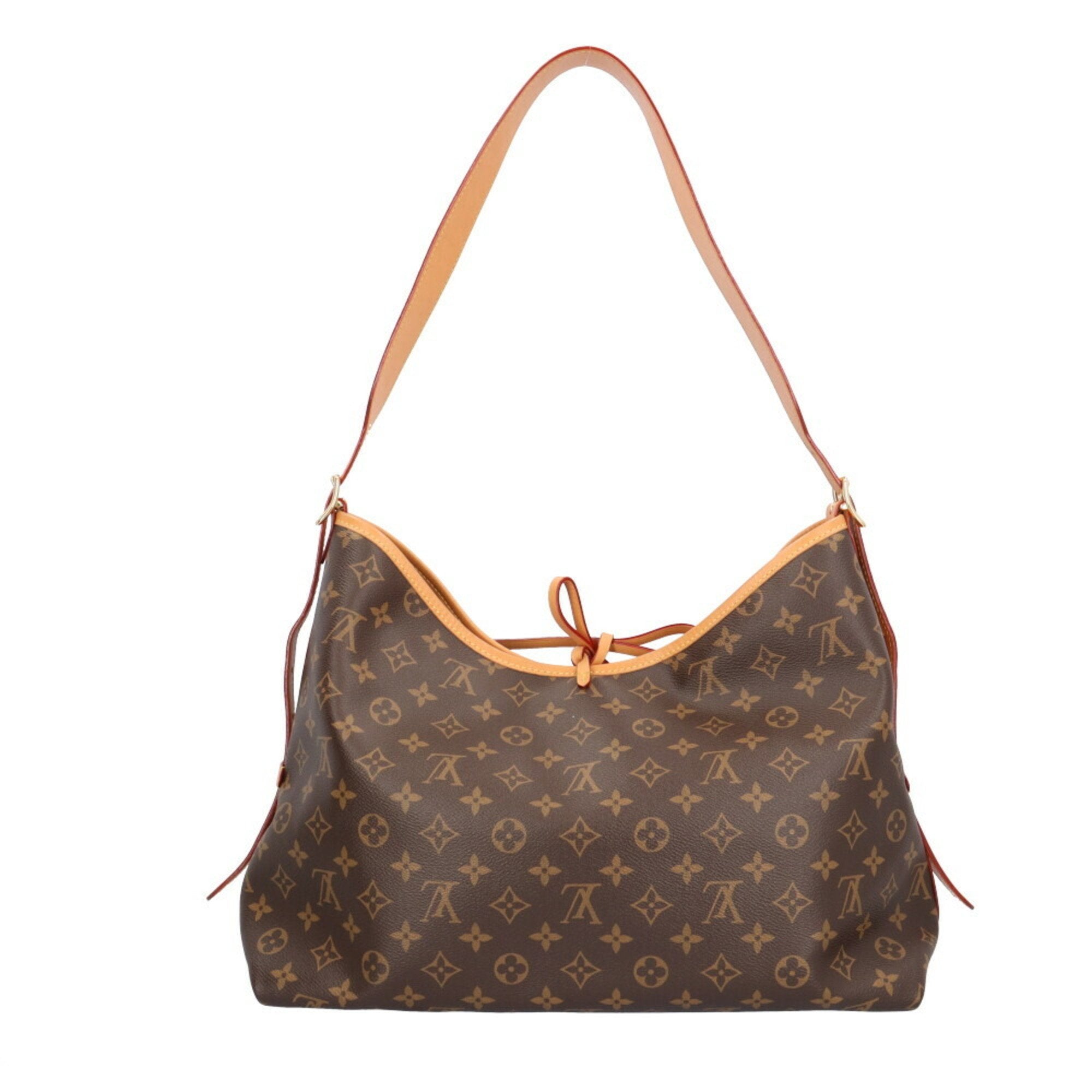 Louis Vuitton Brown Monogram Canvas Shoulder Bag (Pre-Owned)
