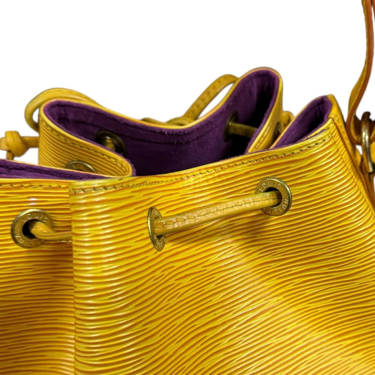 Louis Vuitton Epi Yellow Epi Leather Shoulder Bag (Pre-Owned)