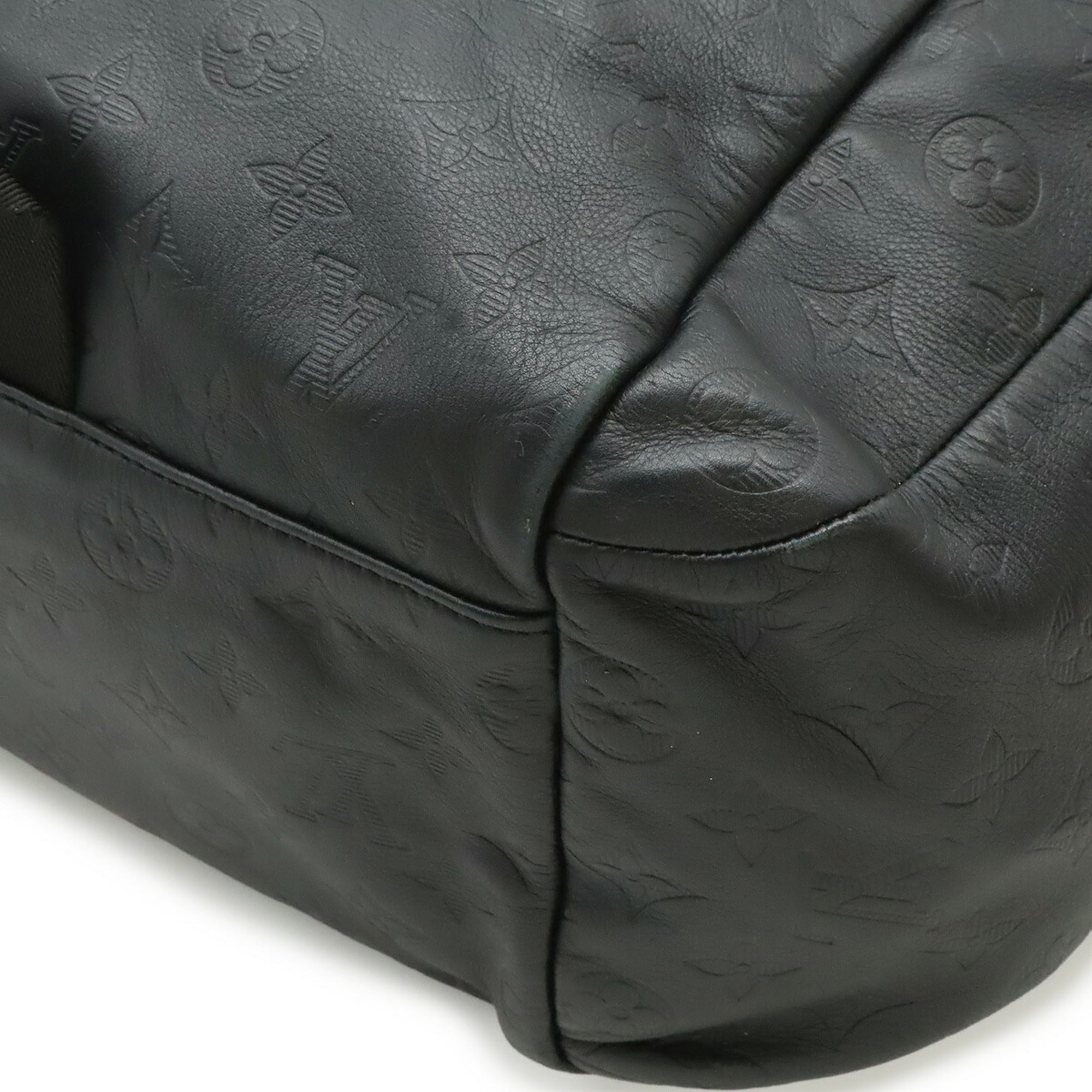 Louis Vuitton Monogram Shadow Black Noir Monogram Shadow Backpack (Pre-Owned)