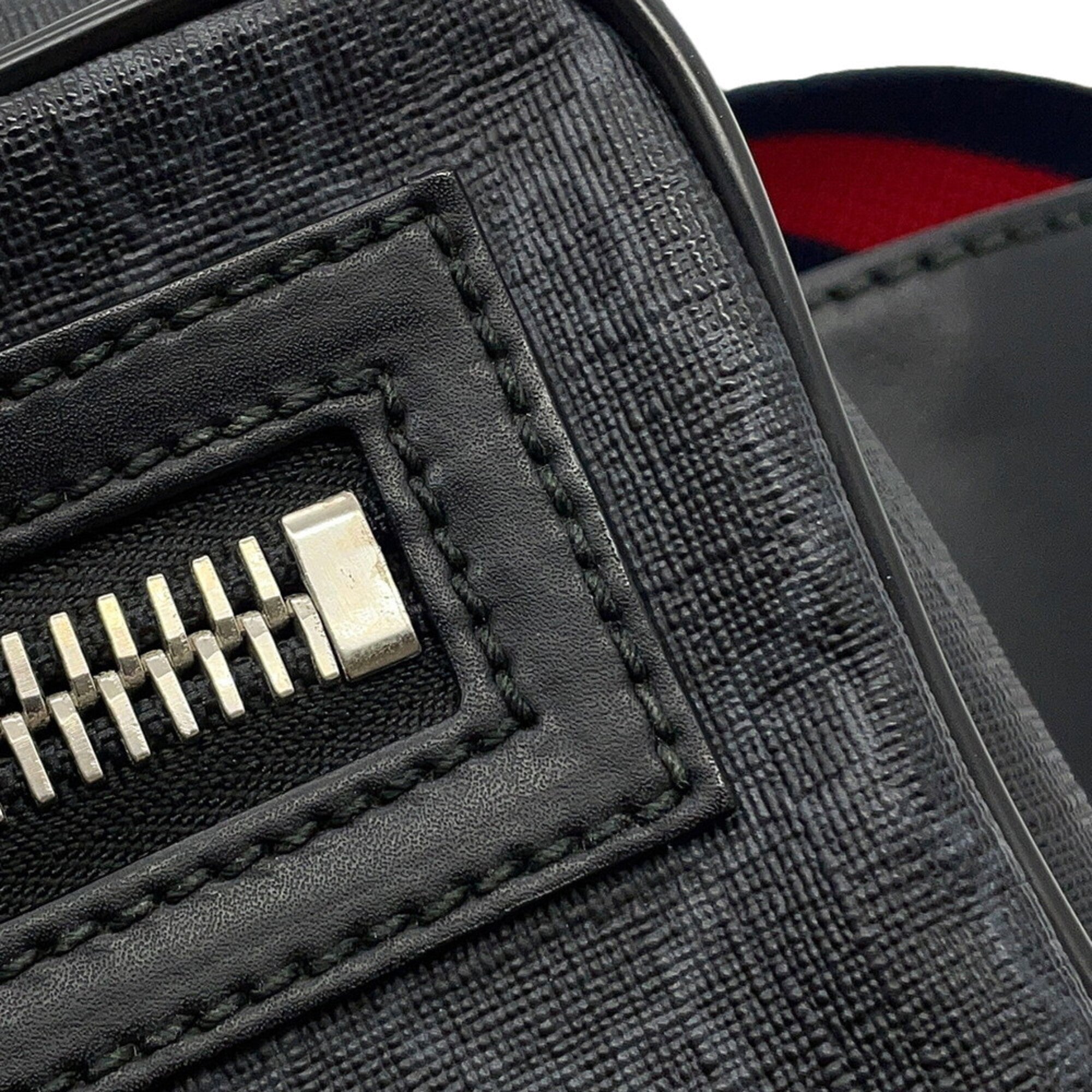 Gucci Black Gg Supreme Leather Handbag Sling Bag (Pre-Owned)