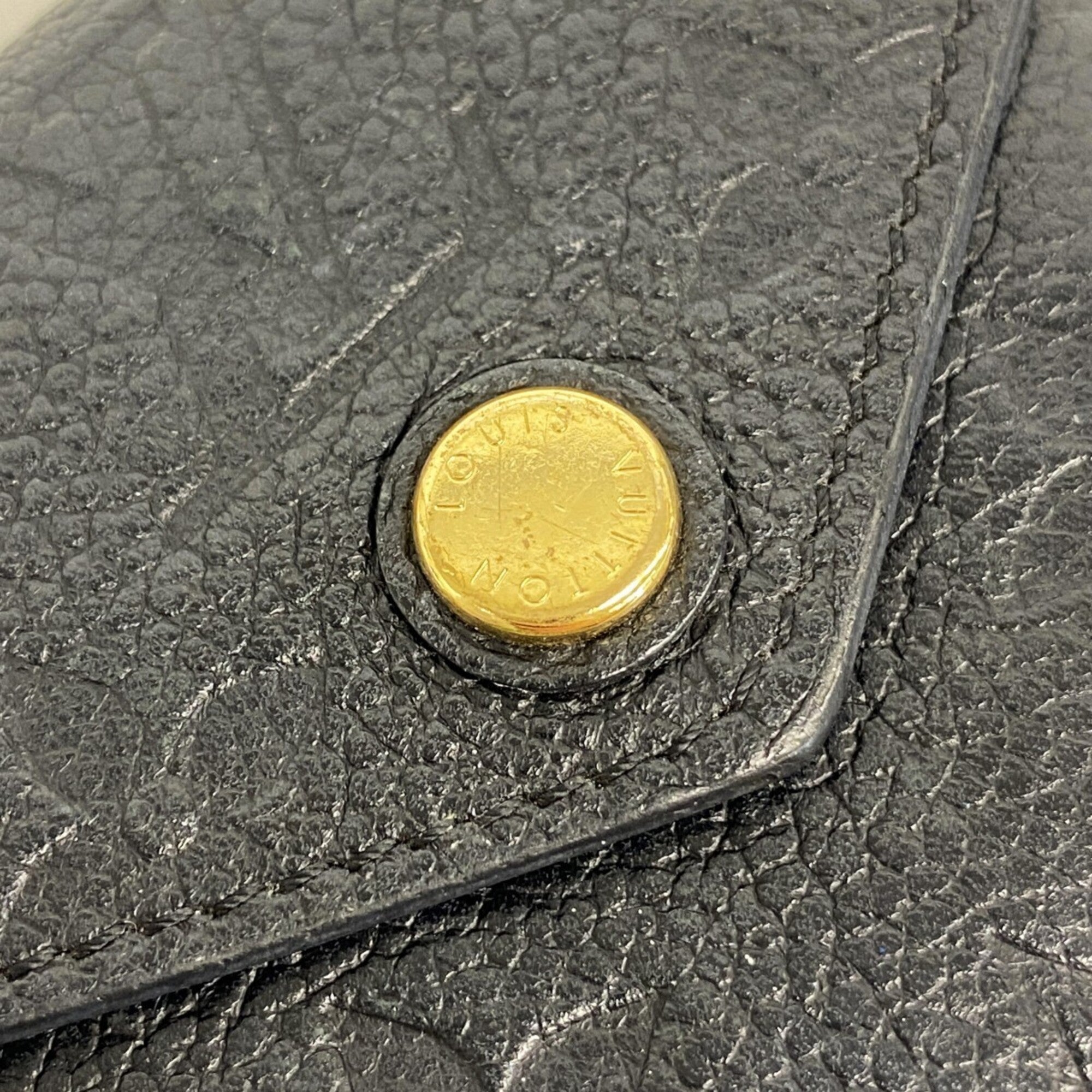 Louis Vuitton Noir Wallet (Tri-Fold) (Pre-Owned)