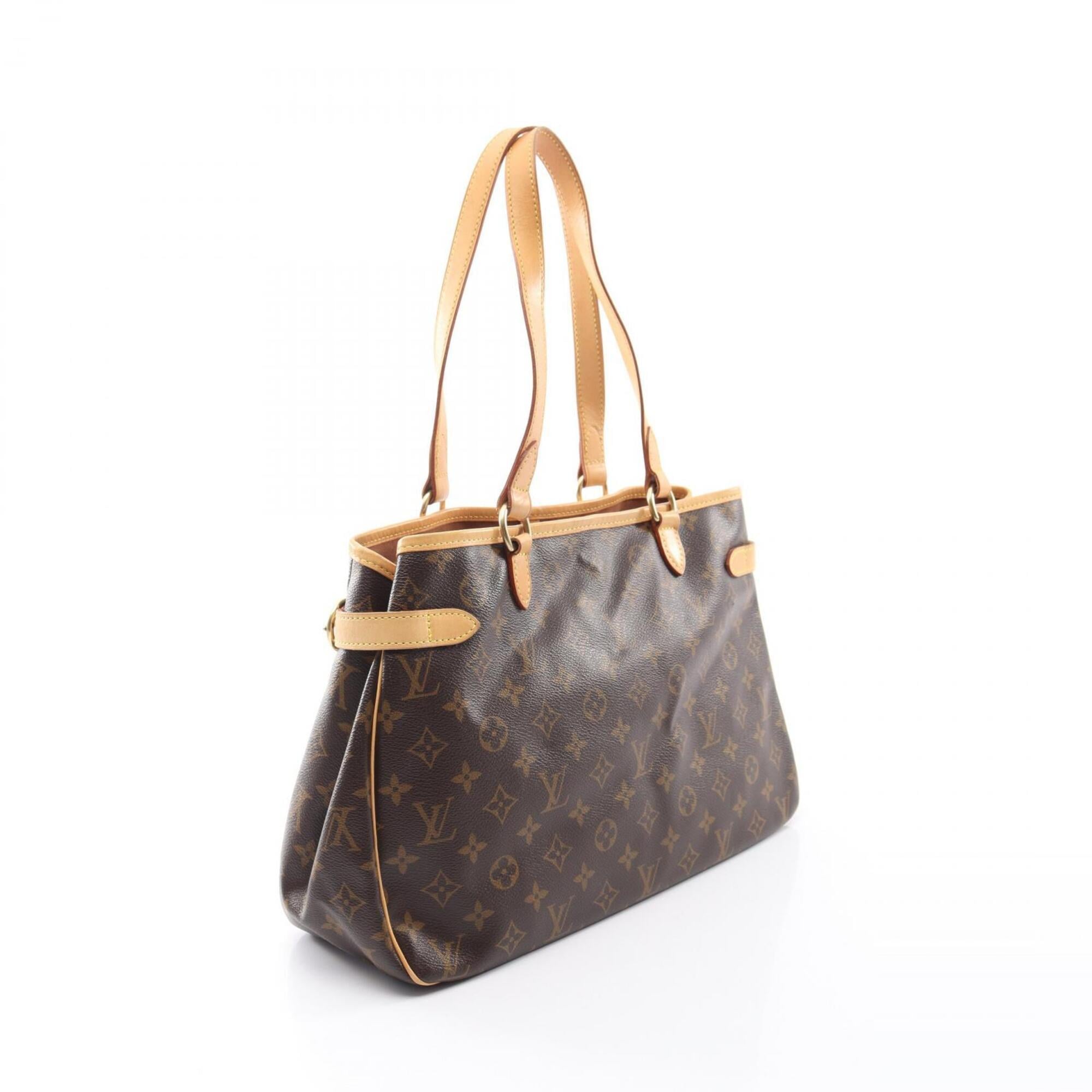Louis Vuitton Brown Pvc Coated Canvas Leather Handbag Shoulder Bag (Pre-Owned)