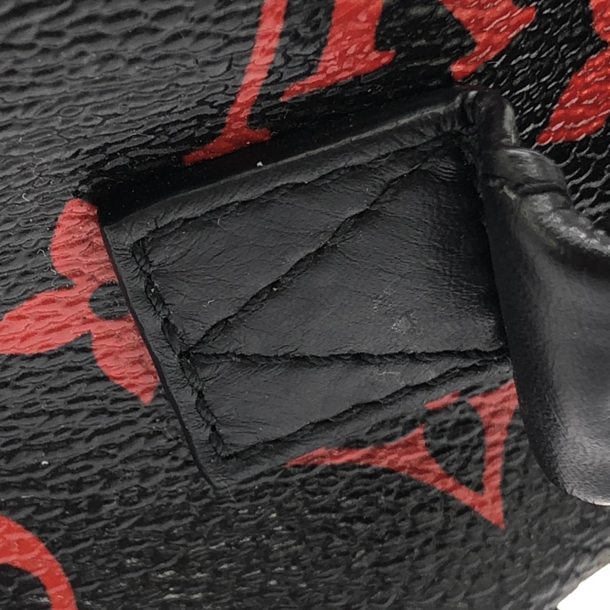 Louis Vuitton Black Rouge Coated Canvas Backpack (Pre-Owned)