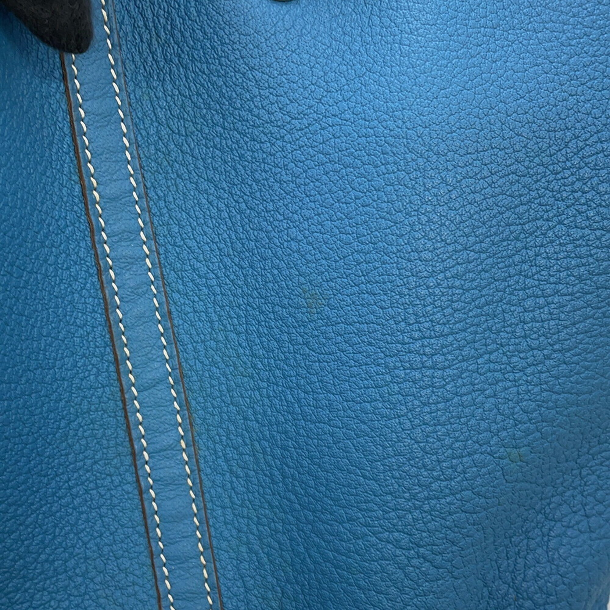 Hermes Azur Negonda Leather Handbag Tote Bag (Pre-Owned)