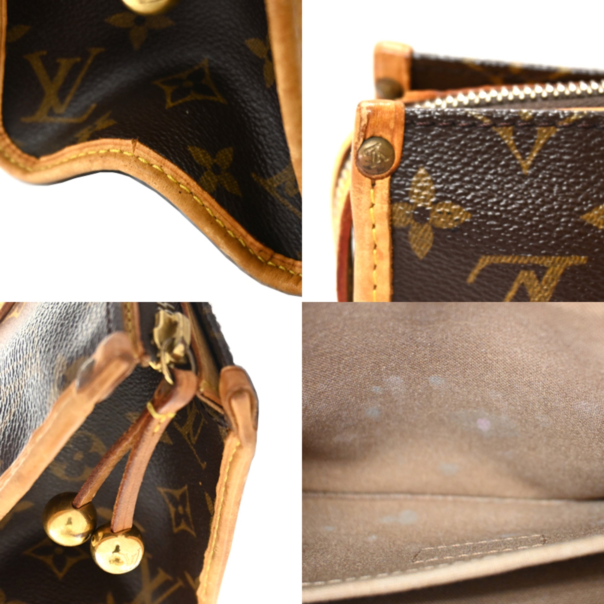 Louis Vuitton Brown Monogram Handbag (Pre-Owned)