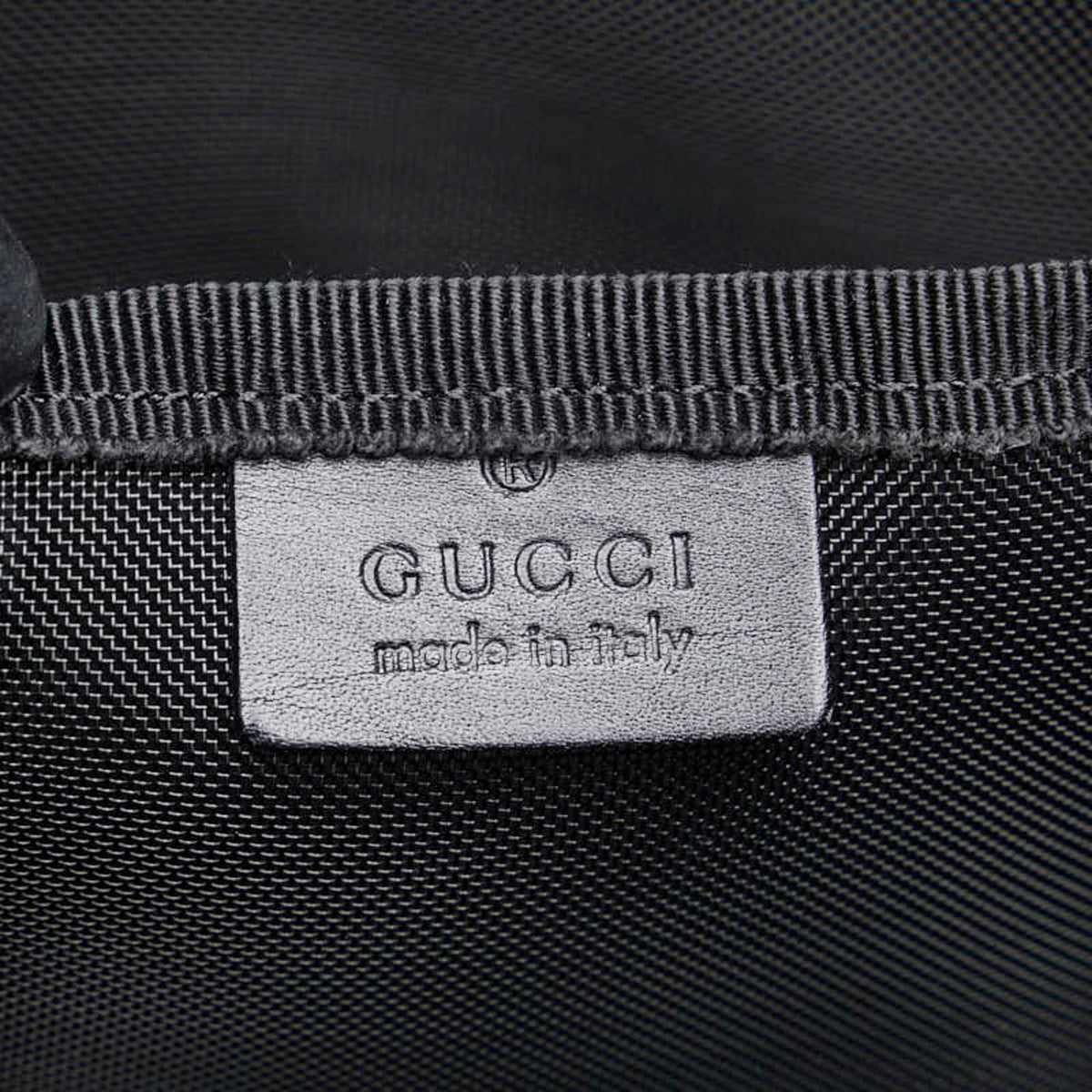 Gucci Black Canvas Tote Bag (Pre-Owned)