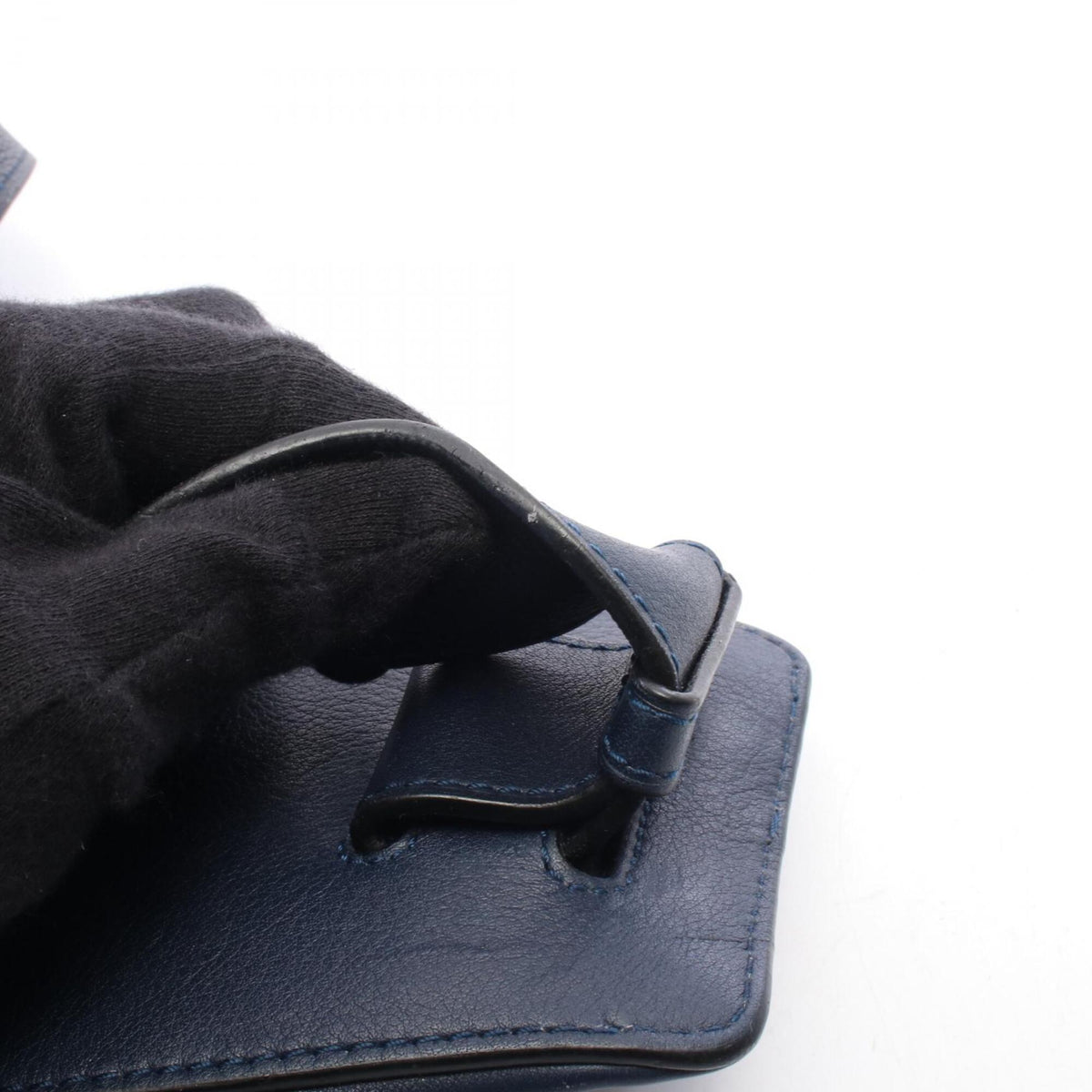 Loewe Navy Leather Fanny Pack Handbag (Pre-Owned)