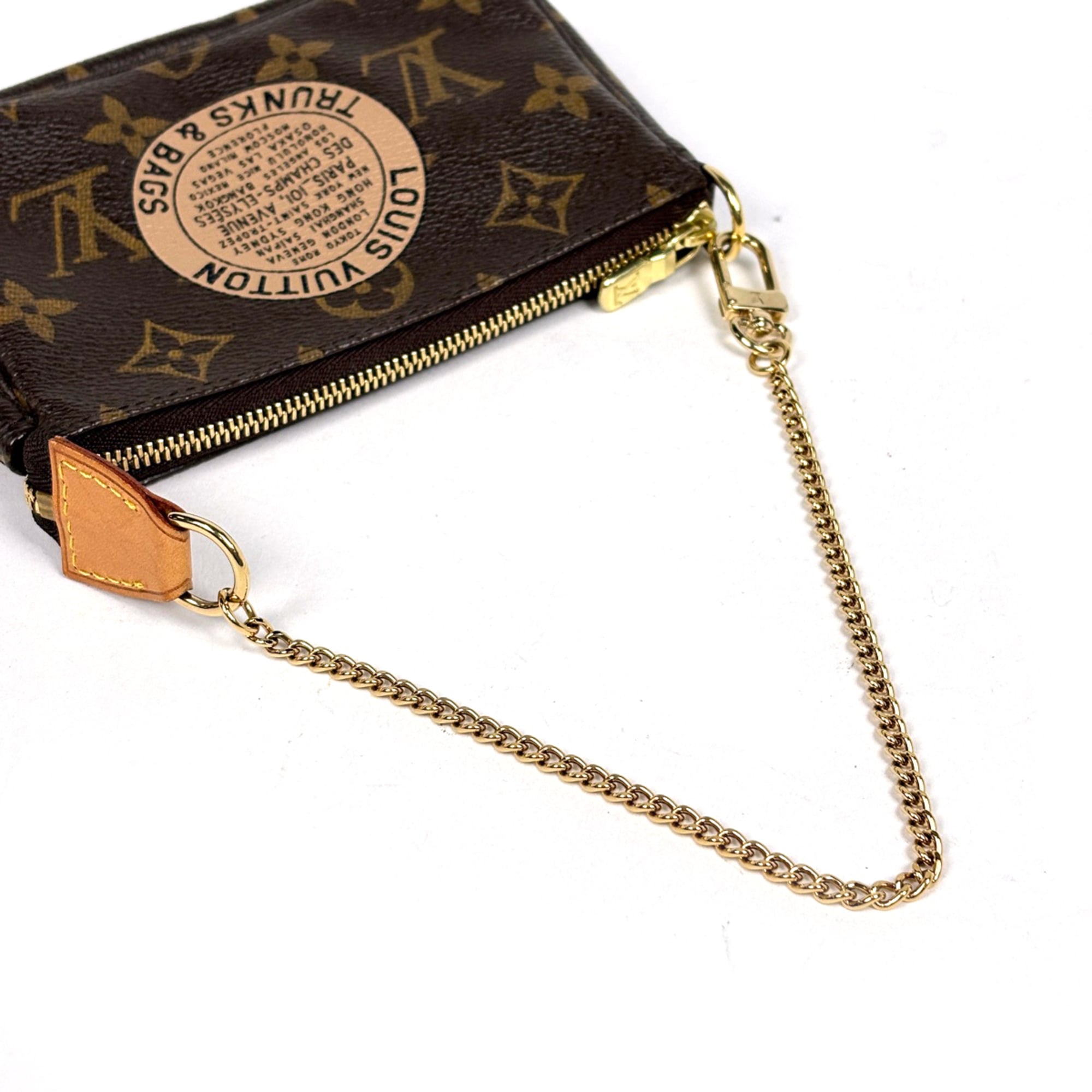 Louis Vuitton Brown Monogram Pochette Pouch (Pre-Owned)