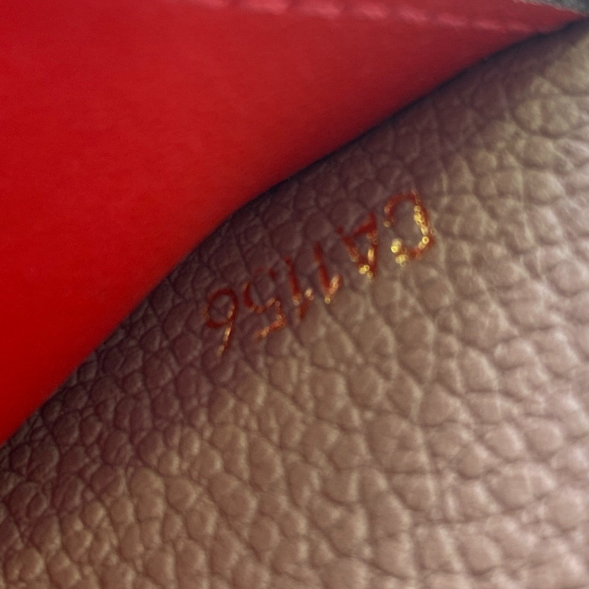 Louis Vuitton Gray Pink Monogram Empreinte Long Wallet (Tri-Fold) (Pre-Owned)
