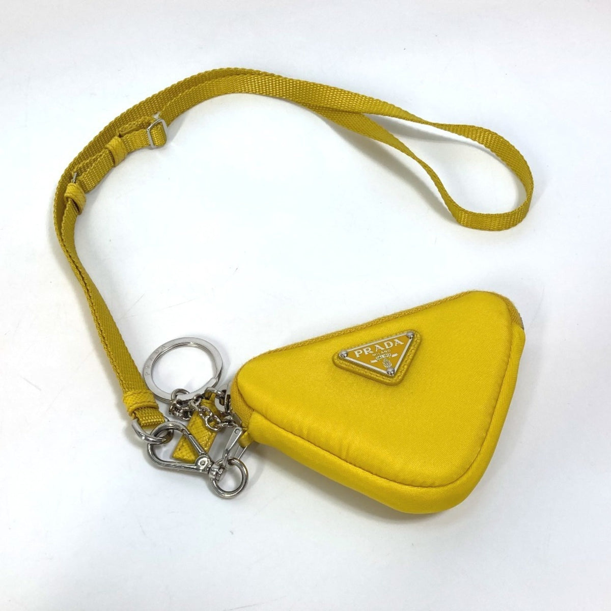 Prada Yellow Nylon Pouch (Pre-Owned)