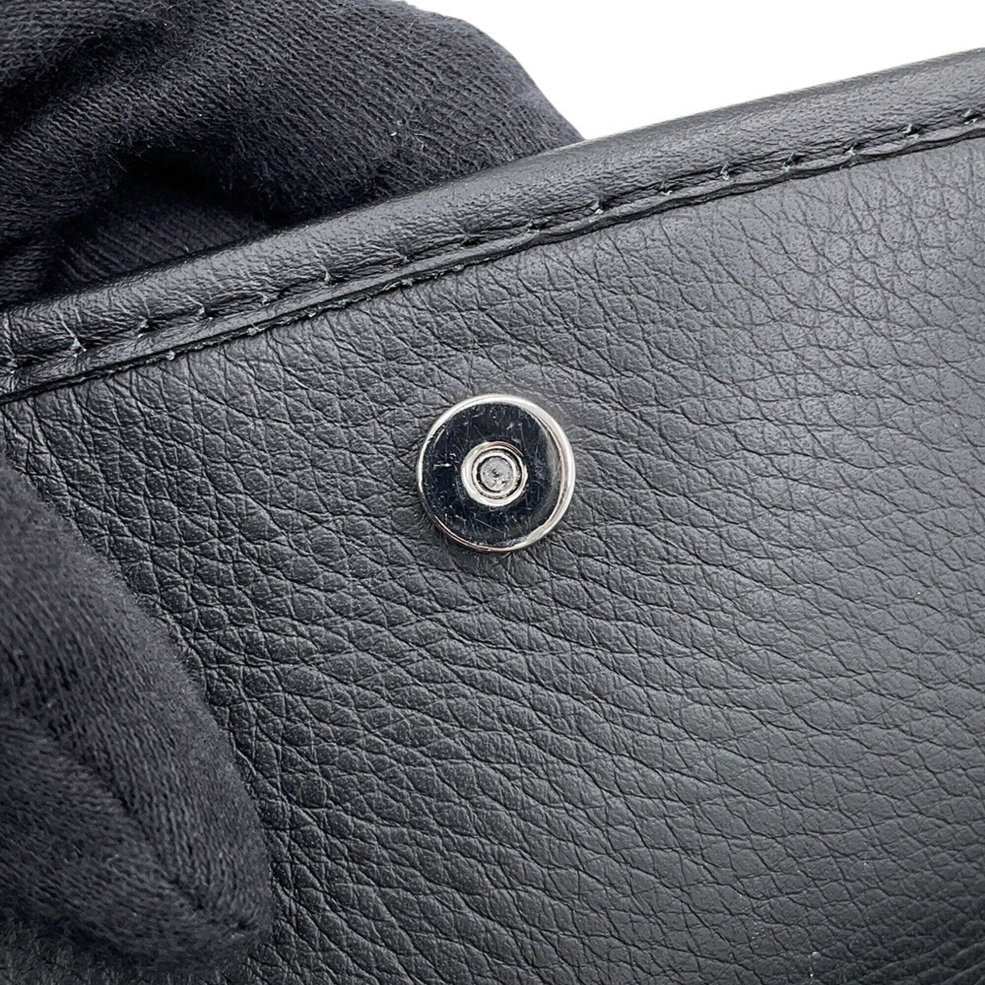 Louis Vuitton Noir Monogram Shadow Shoulder Bag (Pre-Owned)