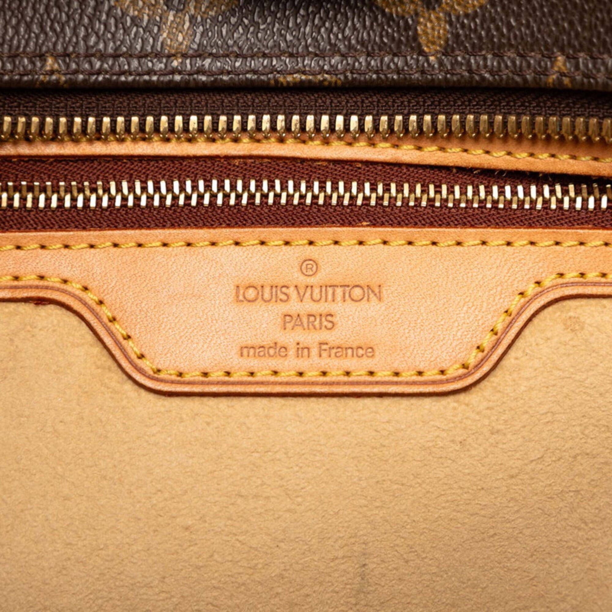 Louis Vuitton Brown Pvc Leather Shoulder Bag Tote Bag (Pre-Owned)