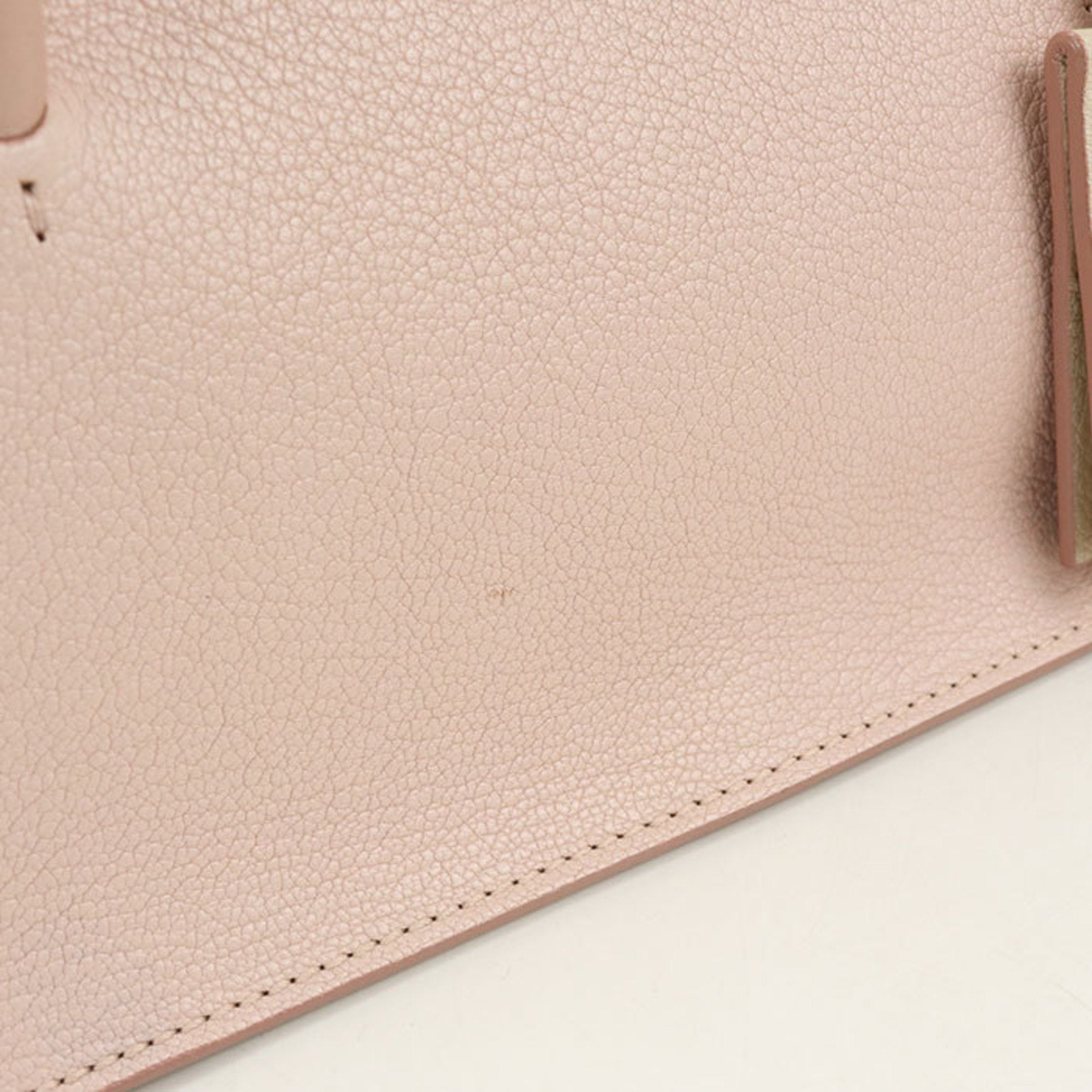 Miu Miu Pink Leather Tote Bag (Pre-Owned)