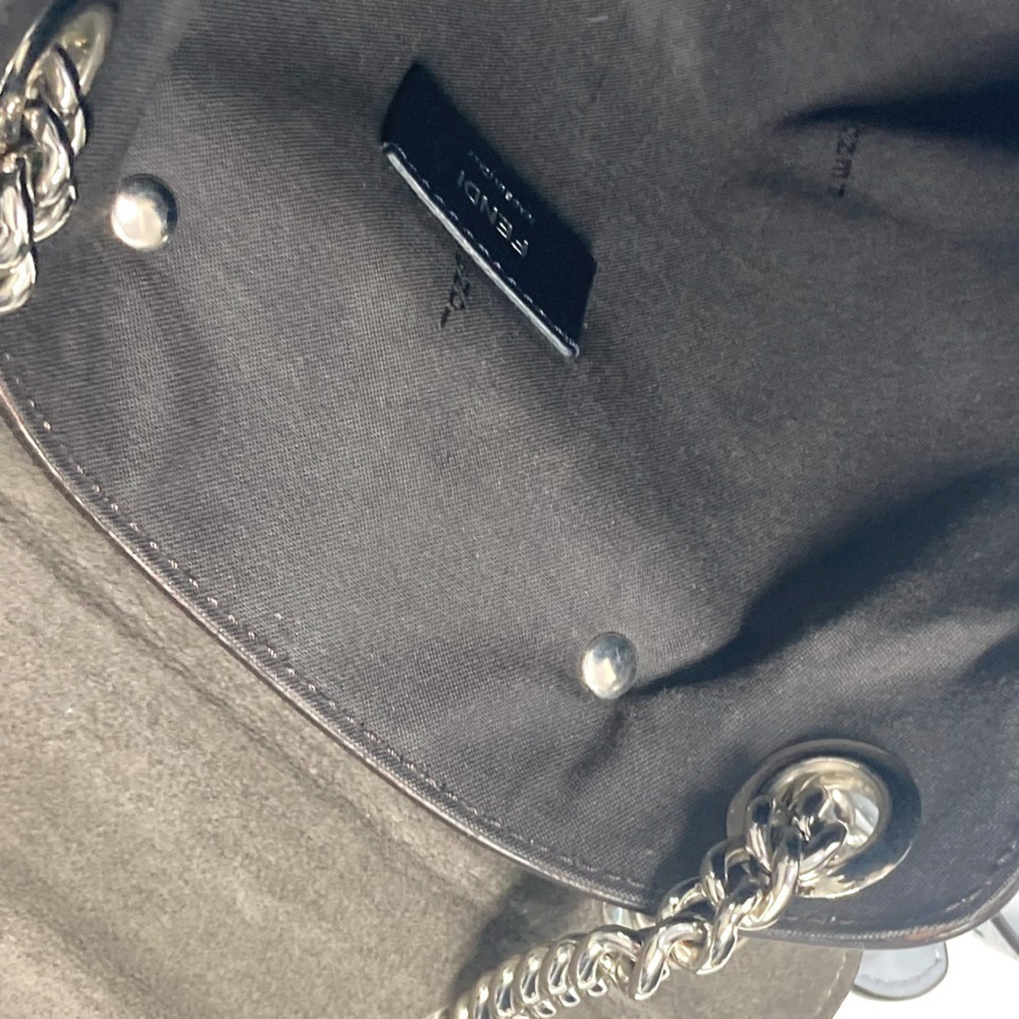 Fendi Blue Leather Backpack (Pre-Owned)