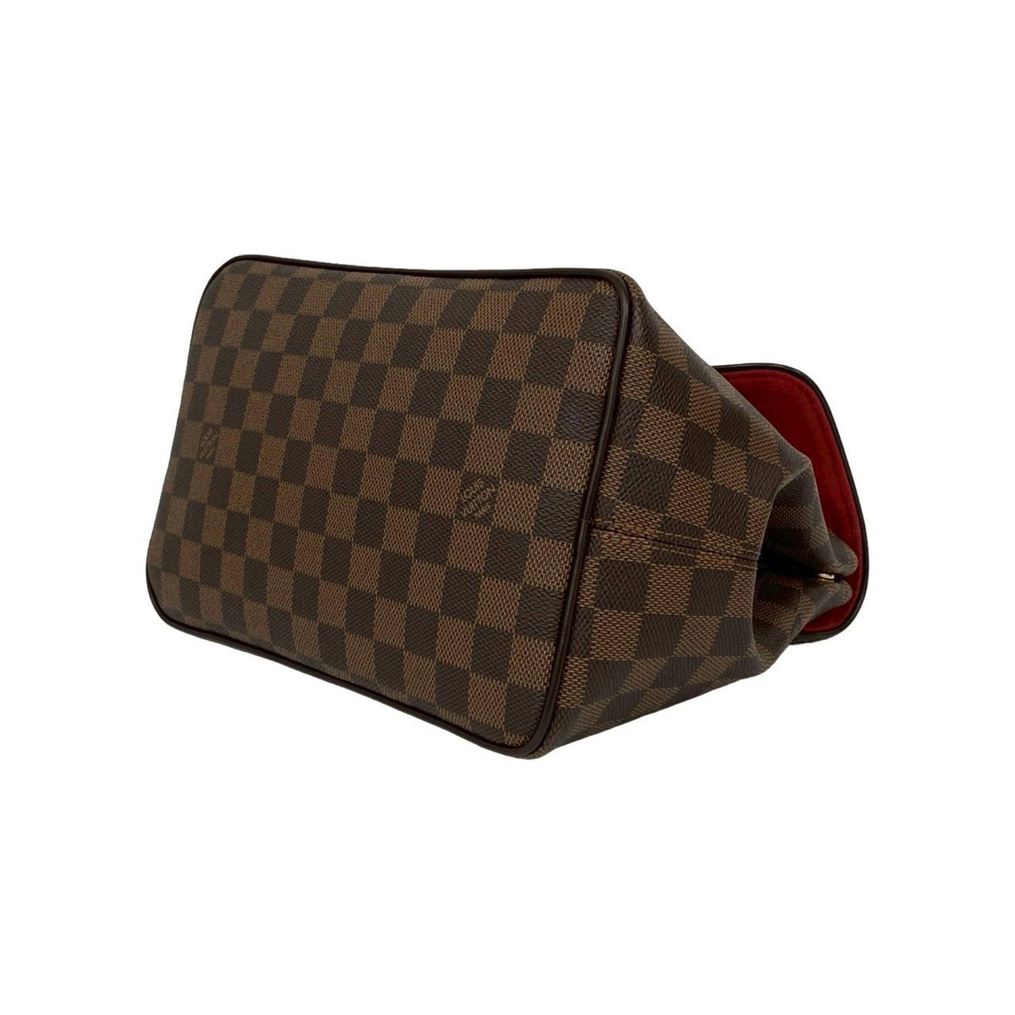 Louis Vuitton Brown Leather Pvc Handbag Shoulder Bag Tote Bag (Pre-Owned)