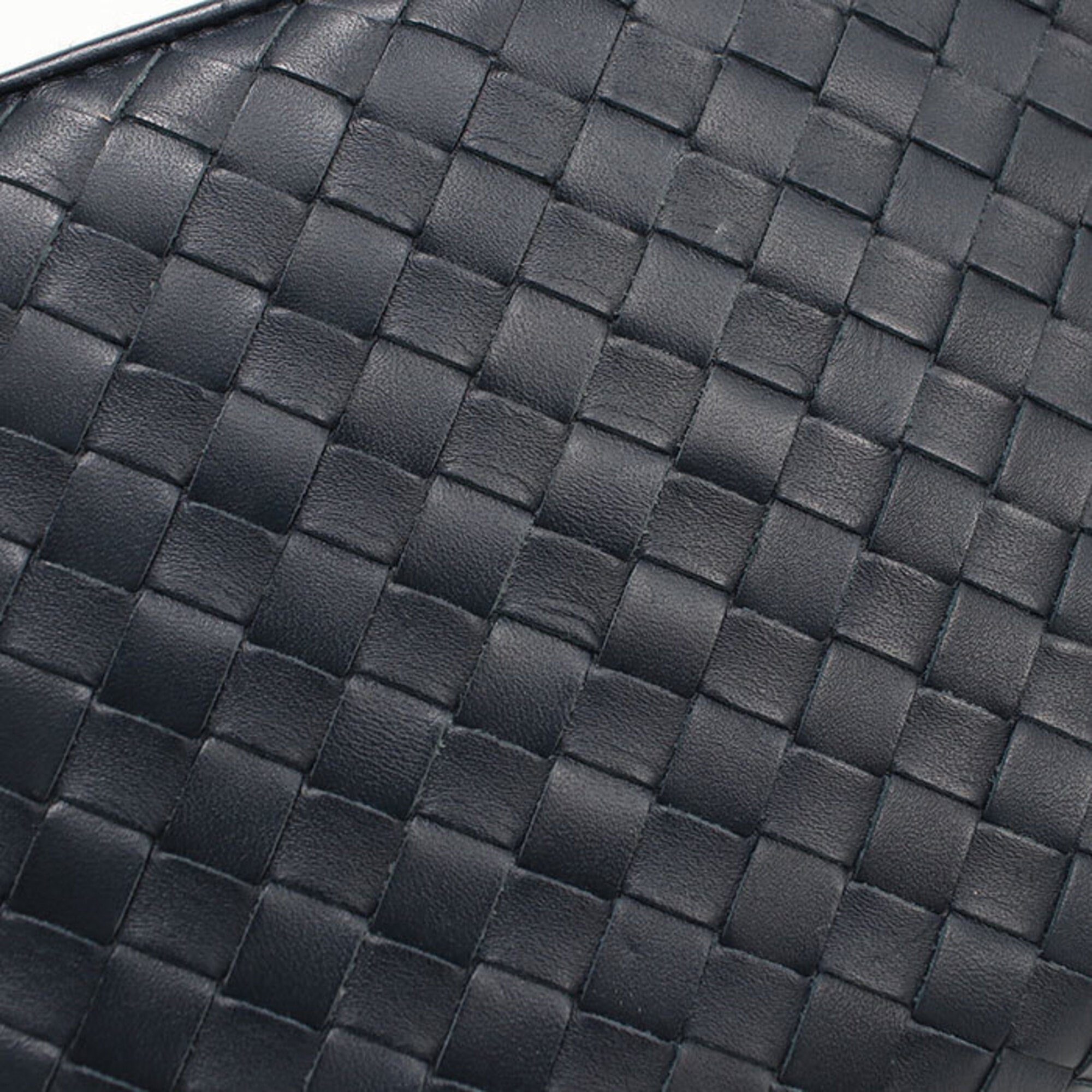 Bottega Veneta Navy Leather Long Wallet (Bi-Fold) (Pre-Owned)