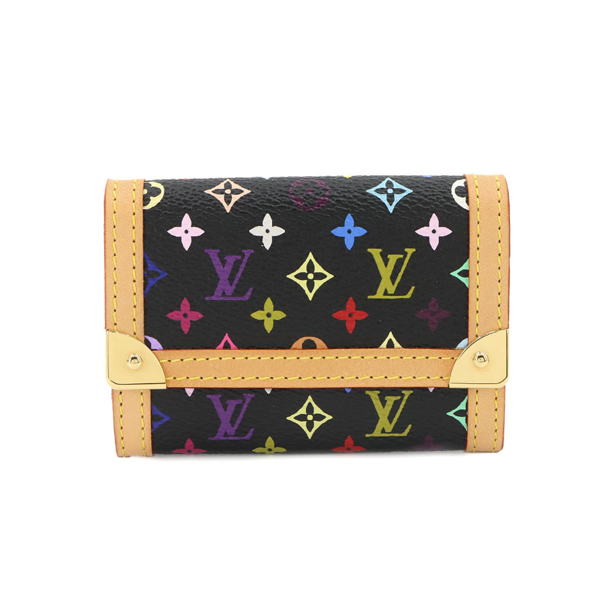 Louis Vuitton Noir Monogram Multicolore Canvas Coin Purse/Coin Case (Pre-Owned)