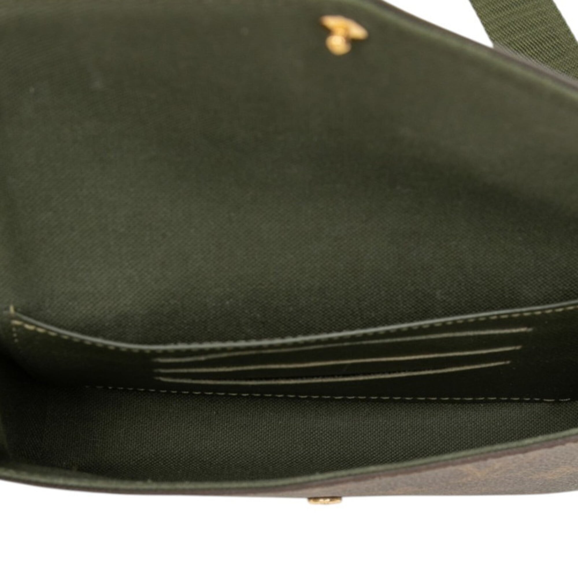 Louis Vuitton Brown Monogram Monogram Pochette Pouch Shoulder Bag (Pre-Owned)