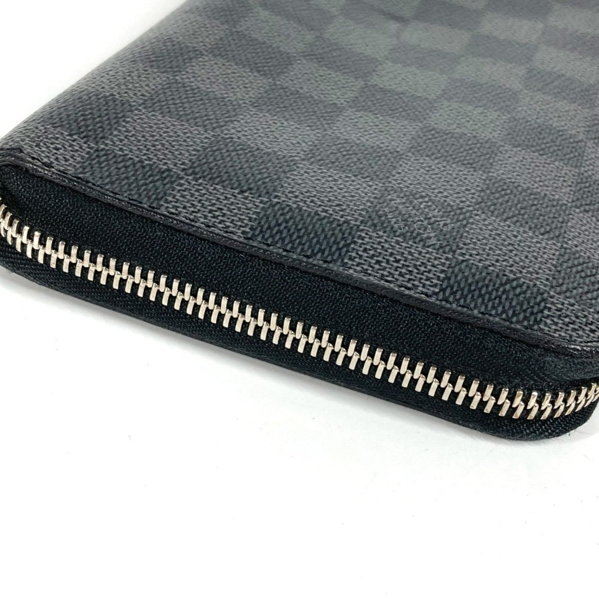 Louis Vuitton Black Damier Graphite Damier Graphite Long Wallet (Bi-Fold) (Pre-Owned)