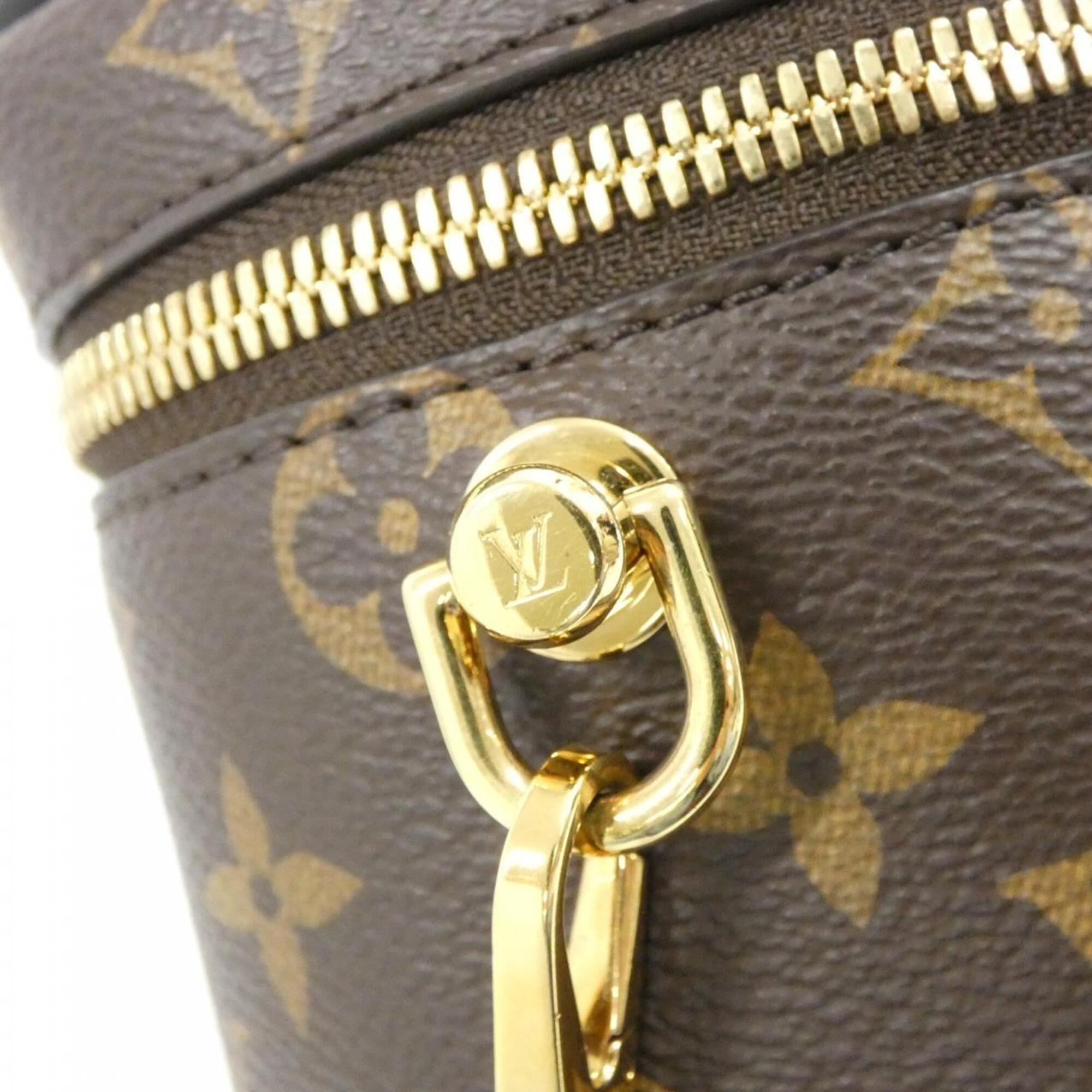 Louis Vuitton Marron Coated Canvas Handbag (Pre-Owned)