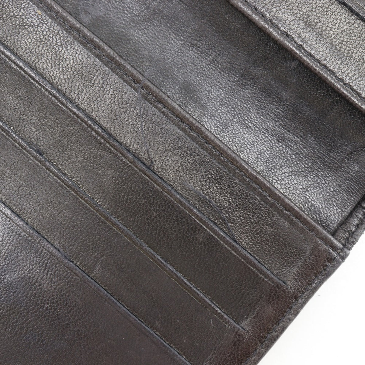 Chanel Black Leather Wallet (Bi-Fold) (Pre-Owned)